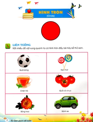 bé làm quen với toán - nhận biết hình dạng (tái bản 2019) - Ảnh 2