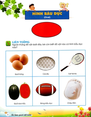 bé làm quen với toán - nhận biết hình dạng (tái bản 2019) - Ảnh 6