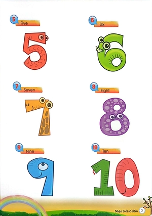 bé làm quen với toán - nhận biết số đếm (tái bản 2019) - Ảnh 4
