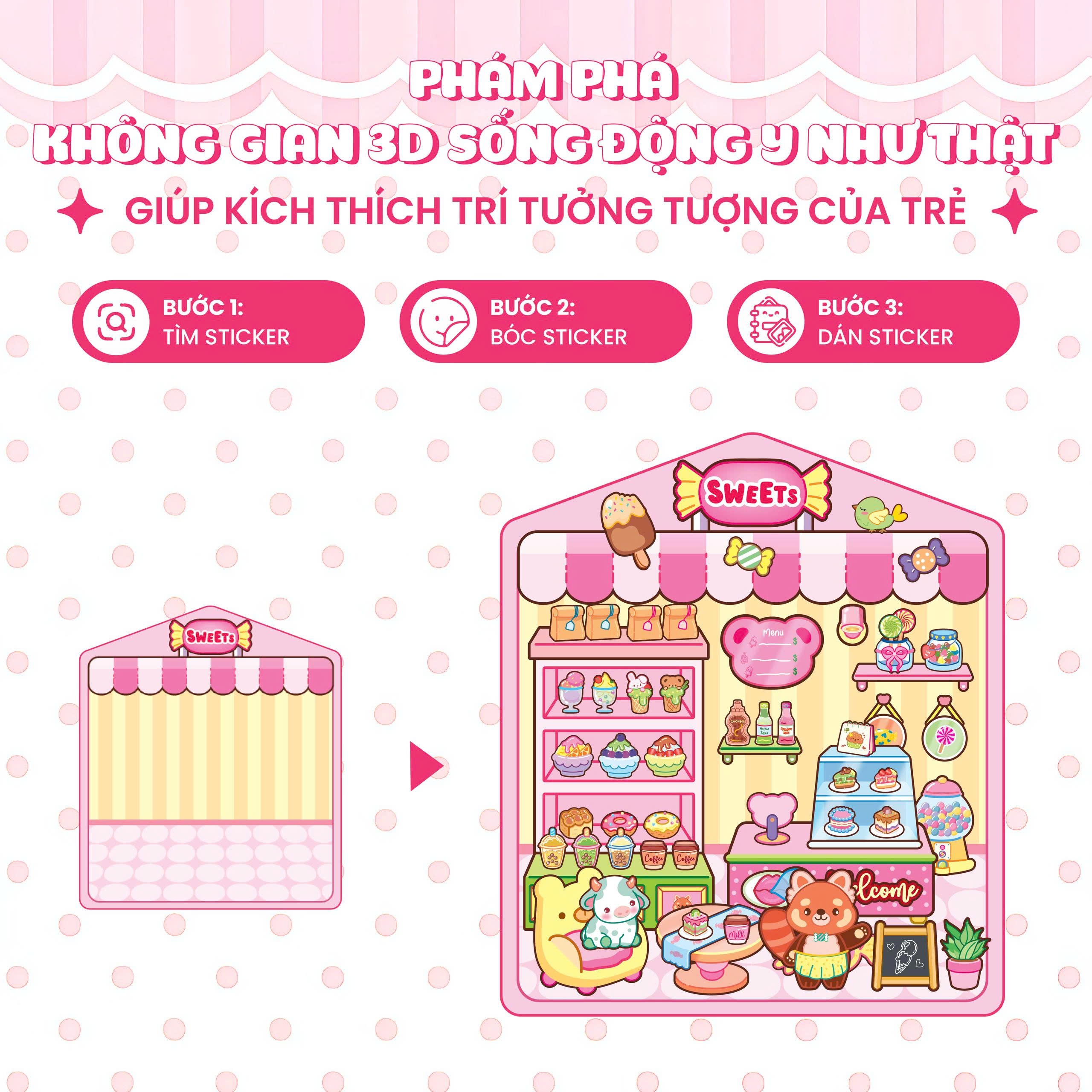 Bé Mở Tiệm - Bánh Kẹo Ngọt Ngào - Ảnh 6