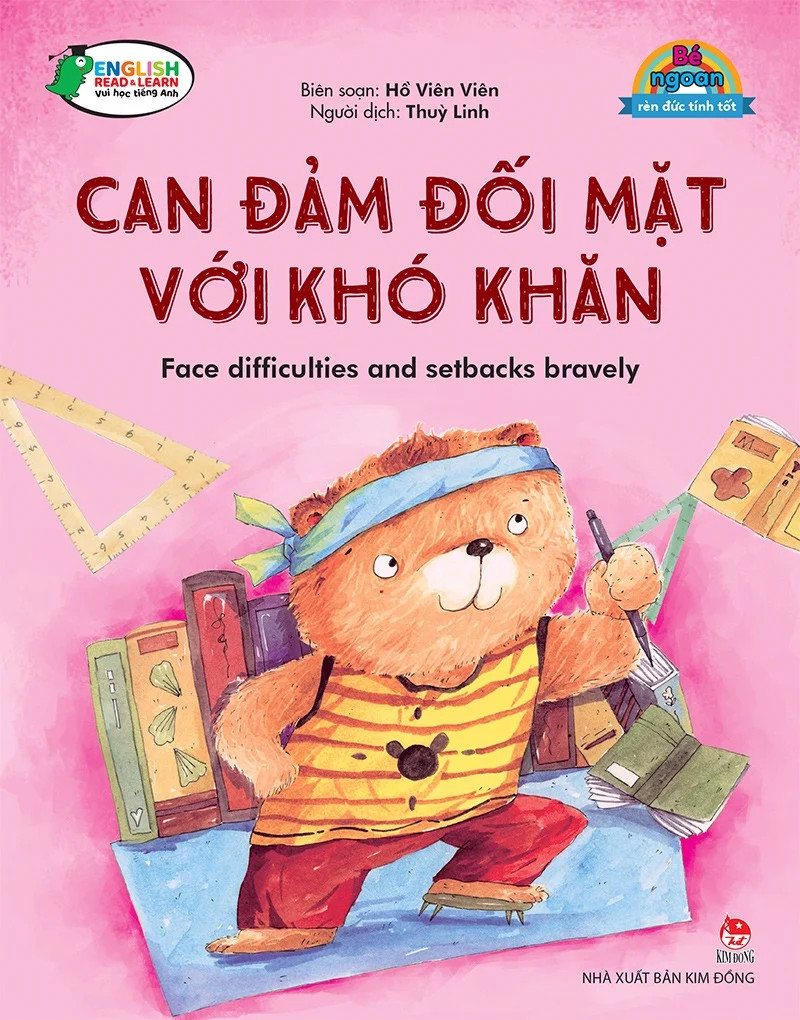 bé ngoan rèn đức tính tốt - can đảm đối mặt với khó khăn - face difficulties and setbacks bravely - Ảnh 2