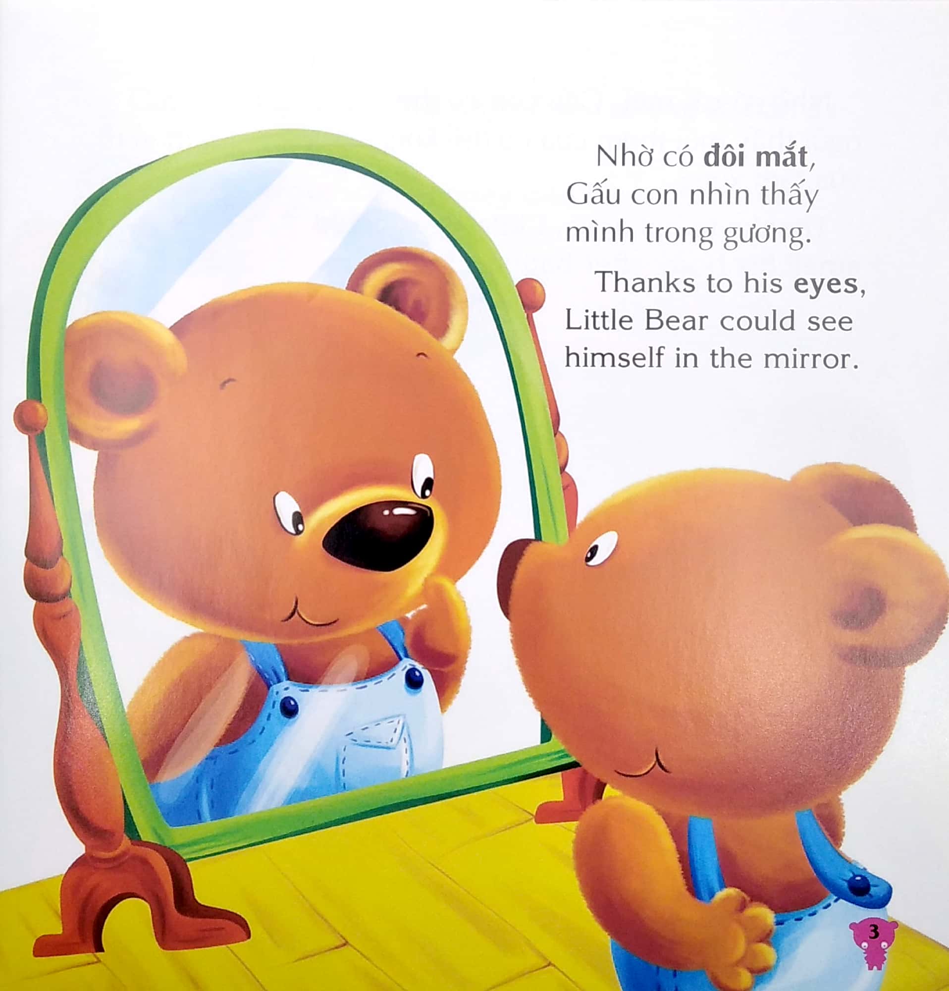 Bé Rèn Trí Thông Minh - Học Về Cơ Thể - Ai Ở Trong Gương Thế Nhỉ? - Ảnh 3