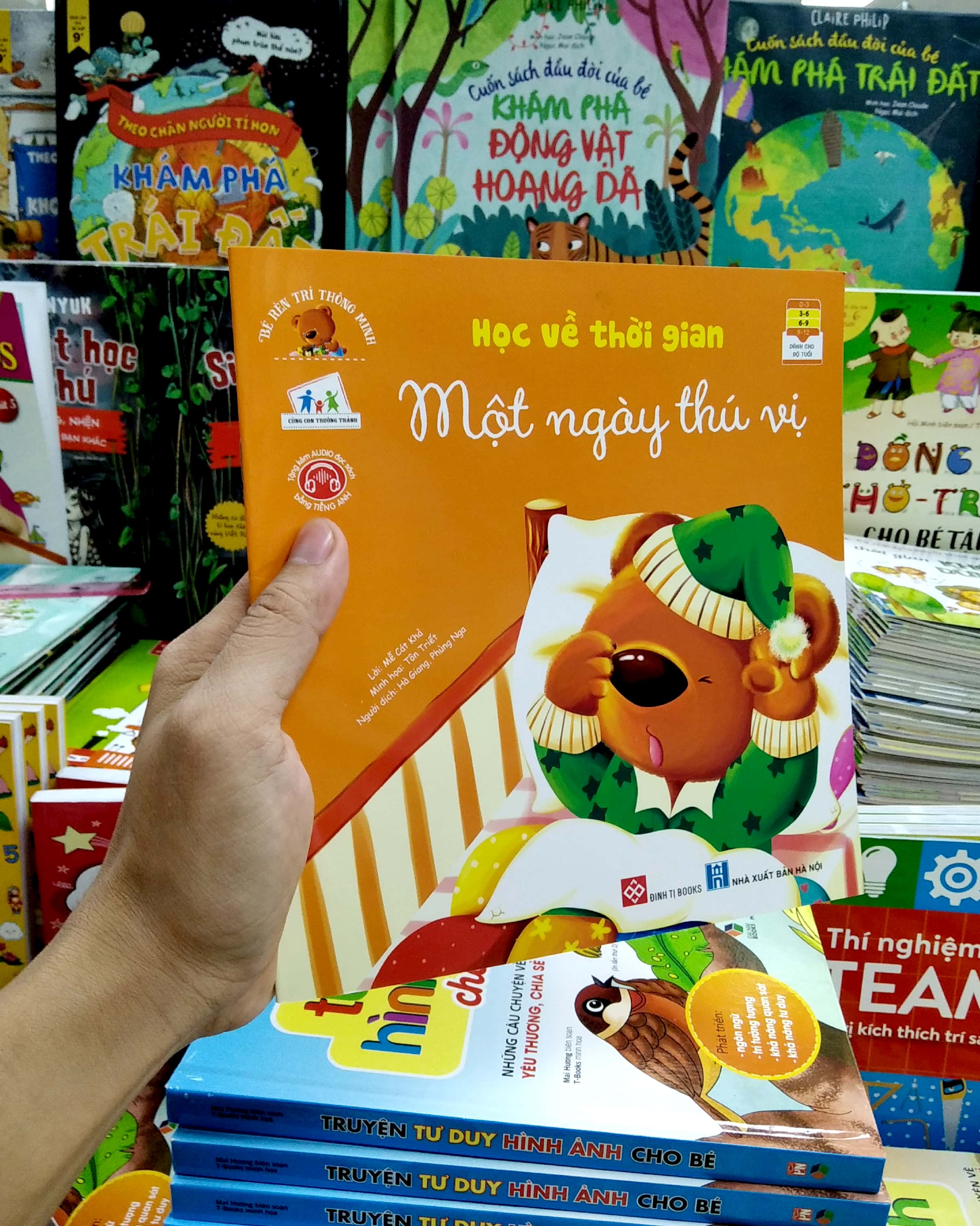 bé rèn trí thông minh - học về thời gian - một ngày thú vị - Ảnh 7