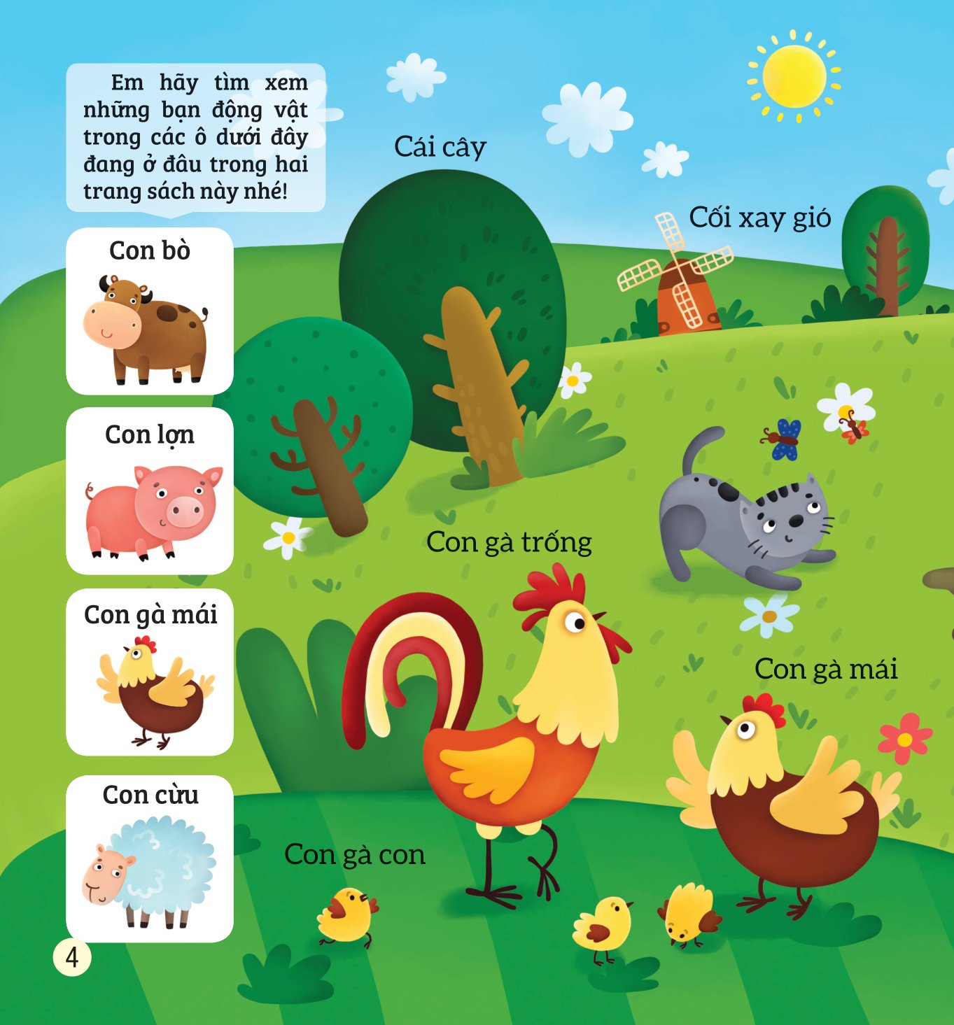 bé rèn trí thông minh qua hoạt động quan sát và tìm kiếm - các loài động vật - Ảnh 5