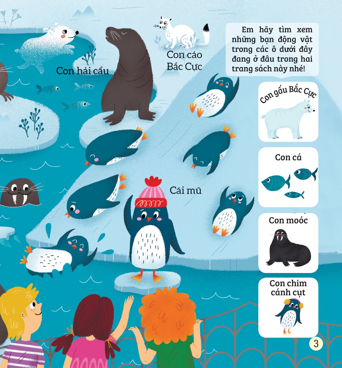 bé rèn trí thông minh qua hoạt động quan sát và tìm kiếm - ở sở thú - Ảnh 4