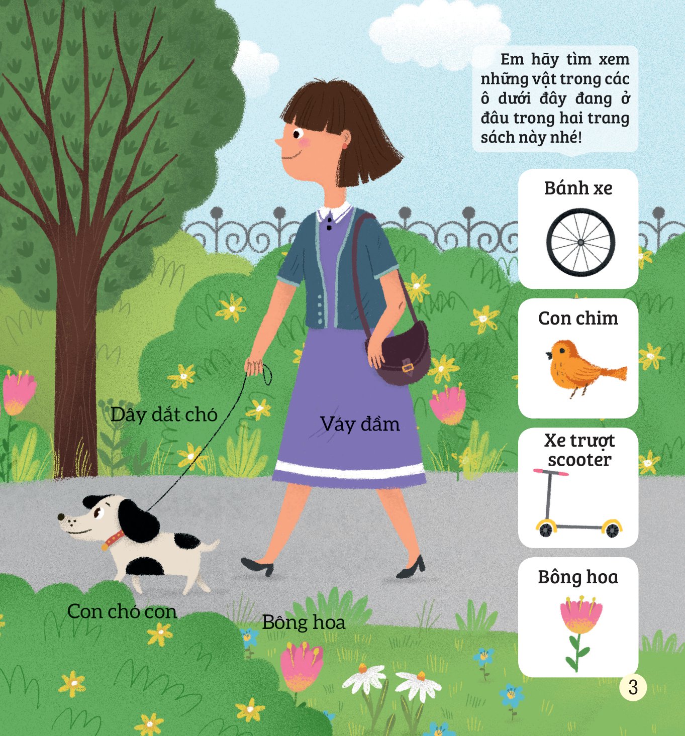 bé rèn trí thông minh qua hoạt động quan sát và tìm kiếm - trong công viên - Ảnh 4