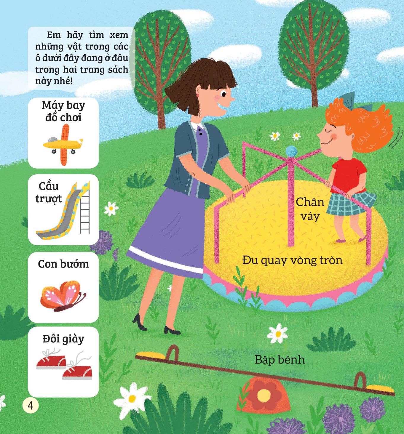 bé rèn trí thông minh qua hoạt động quan sát và tìm kiếm - trong công viên - Ảnh 5