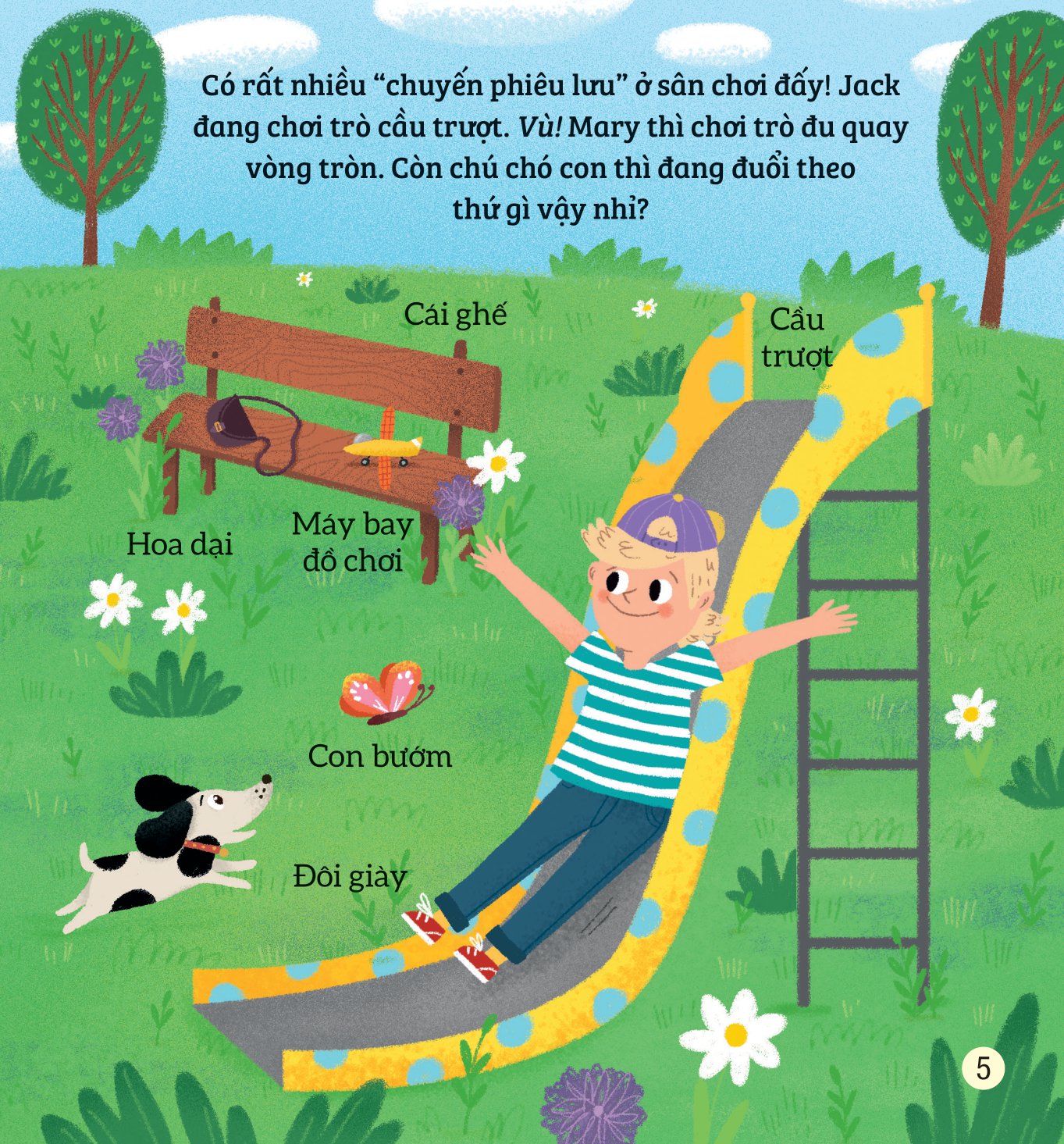 bé rèn trí thông minh qua hoạt động quan sát và tìm kiếm - trong công viên - Ảnh 6