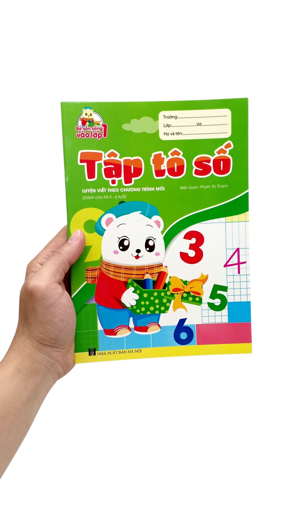 bé sẵn sàng vào lớp một: tập tô số (luyện viết theo chương trình mới) (dành cho trẻ 5-6 tuổi) - Ảnh 7