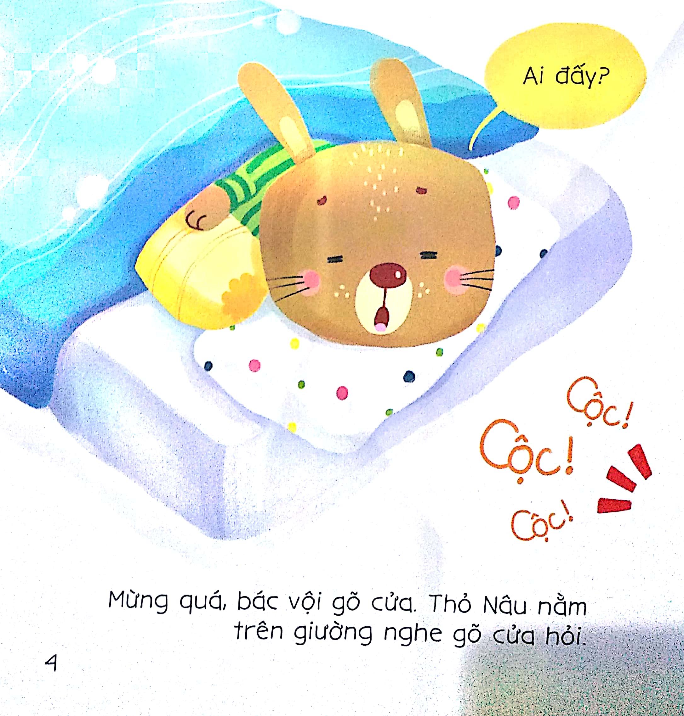 bé tập kể chuyện - bác gấu đen và 2 chú thỏ (tái bản 2022) - Ảnh 2