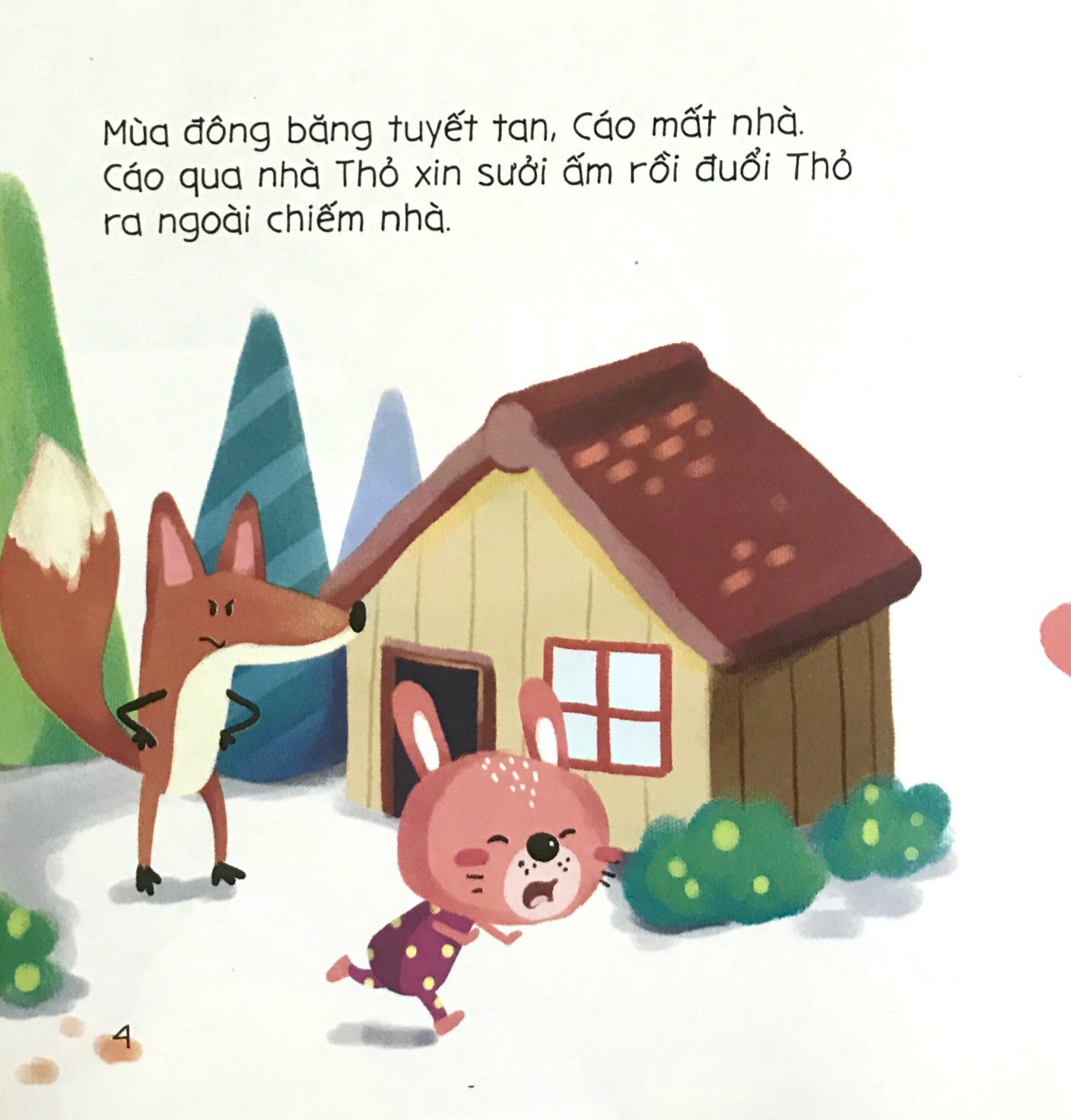 bé tập kể chuyện - cáo, thỏ, gà trống (2022) - Ảnh 4