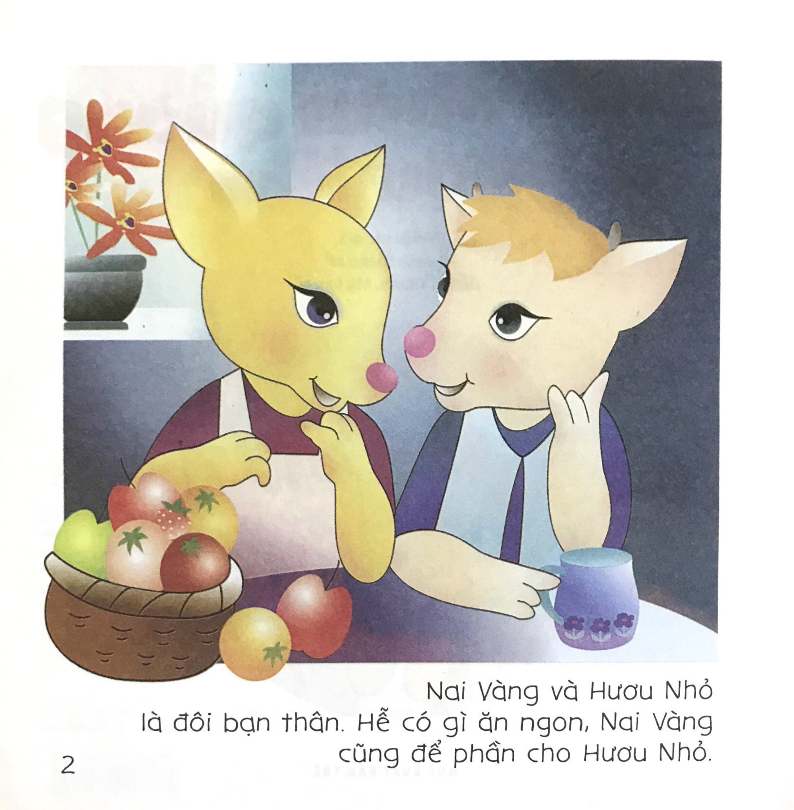 bé tập kể chuyện - chiếc khăn quàng của hươu nhỏ (tái bản 2022) - Ảnh 2