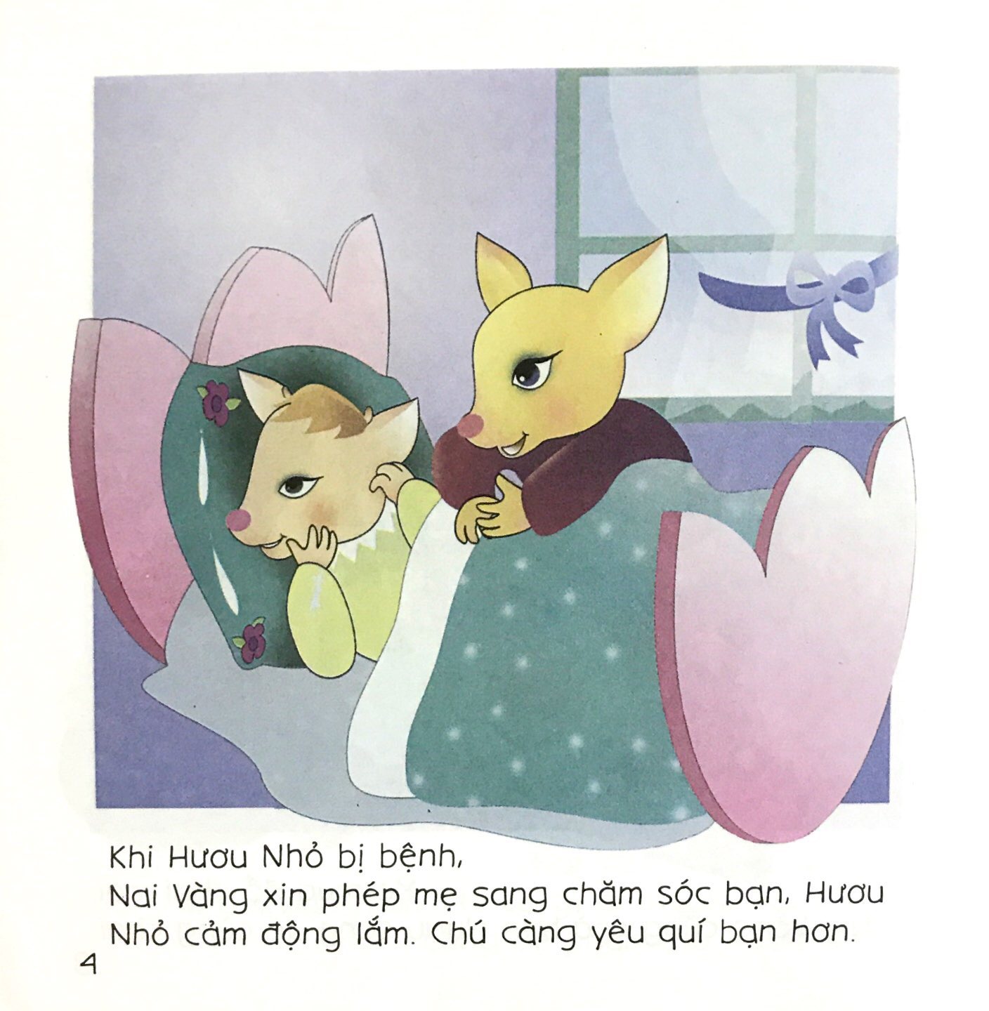 bé tập kể chuyện - chiếc khăn quàng của hươu nhỏ (tái bản 2022) - Ảnh 4