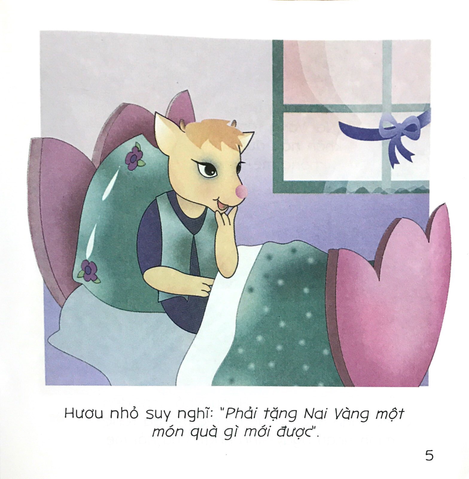 bé tập kể chuyện - chiếc khăn quàng của hươu nhỏ (tái bản 2022) - Ảnh 5