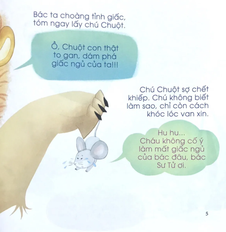 bé tập kể chuyện - chú chuột trả ơn (2022) - Ảnh 6