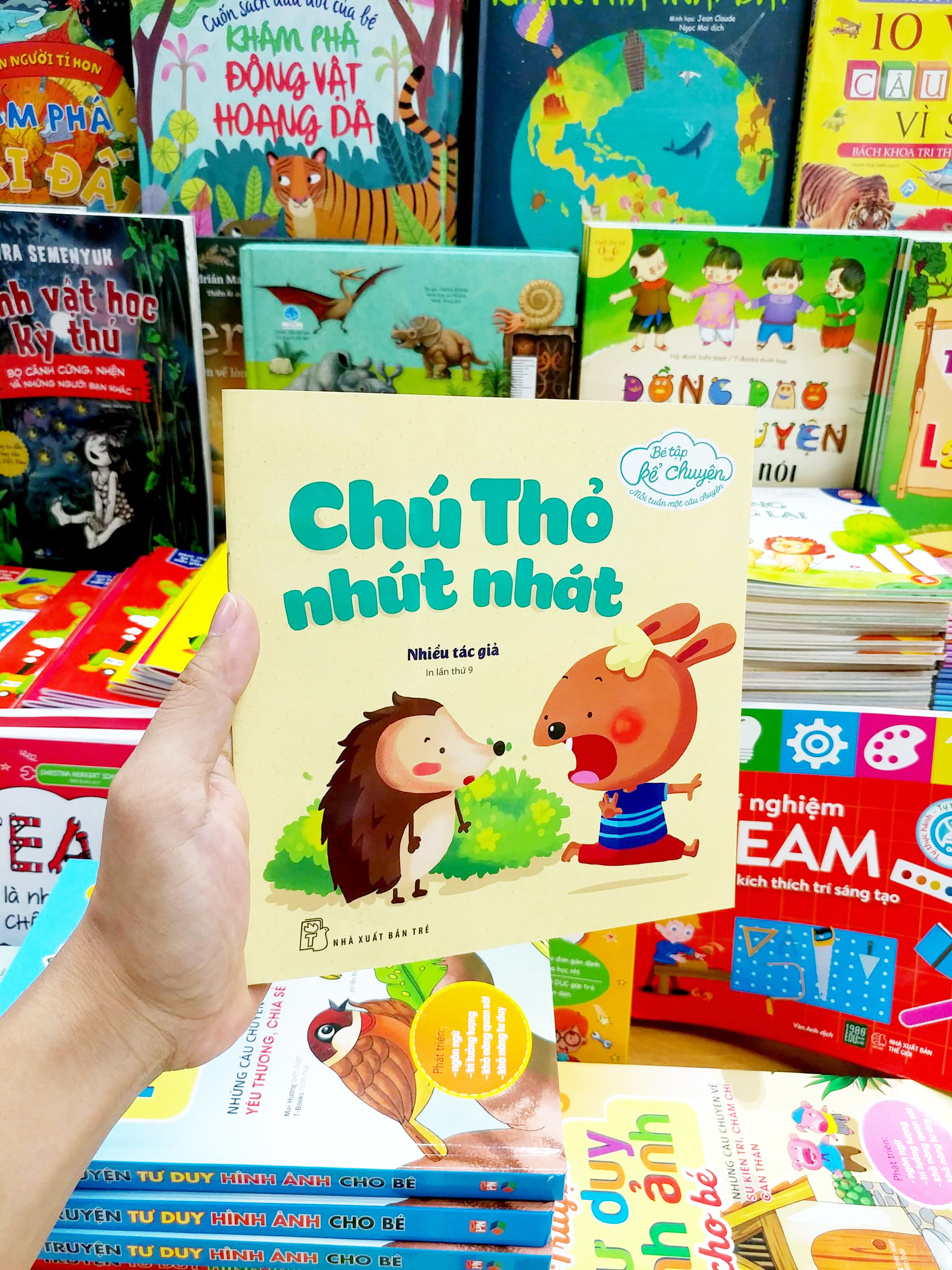 bé tập kể chuyện - chú thỏ nhút nhát (tái bản 2022) - Ảnh 7