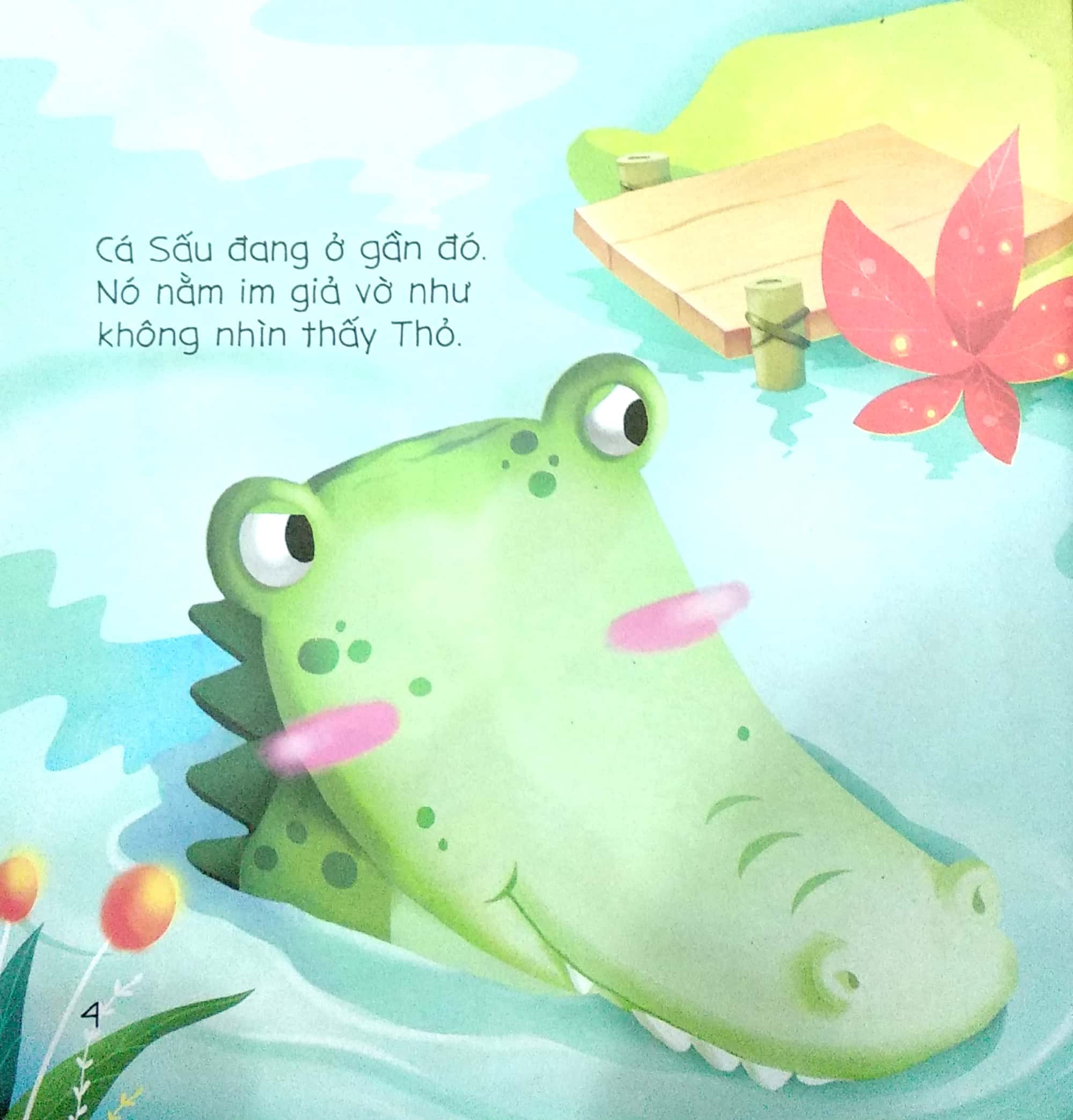 bé tập kể chuyện - chú thỏ tinh khôn (tái bản 2022) - Ảnh 4