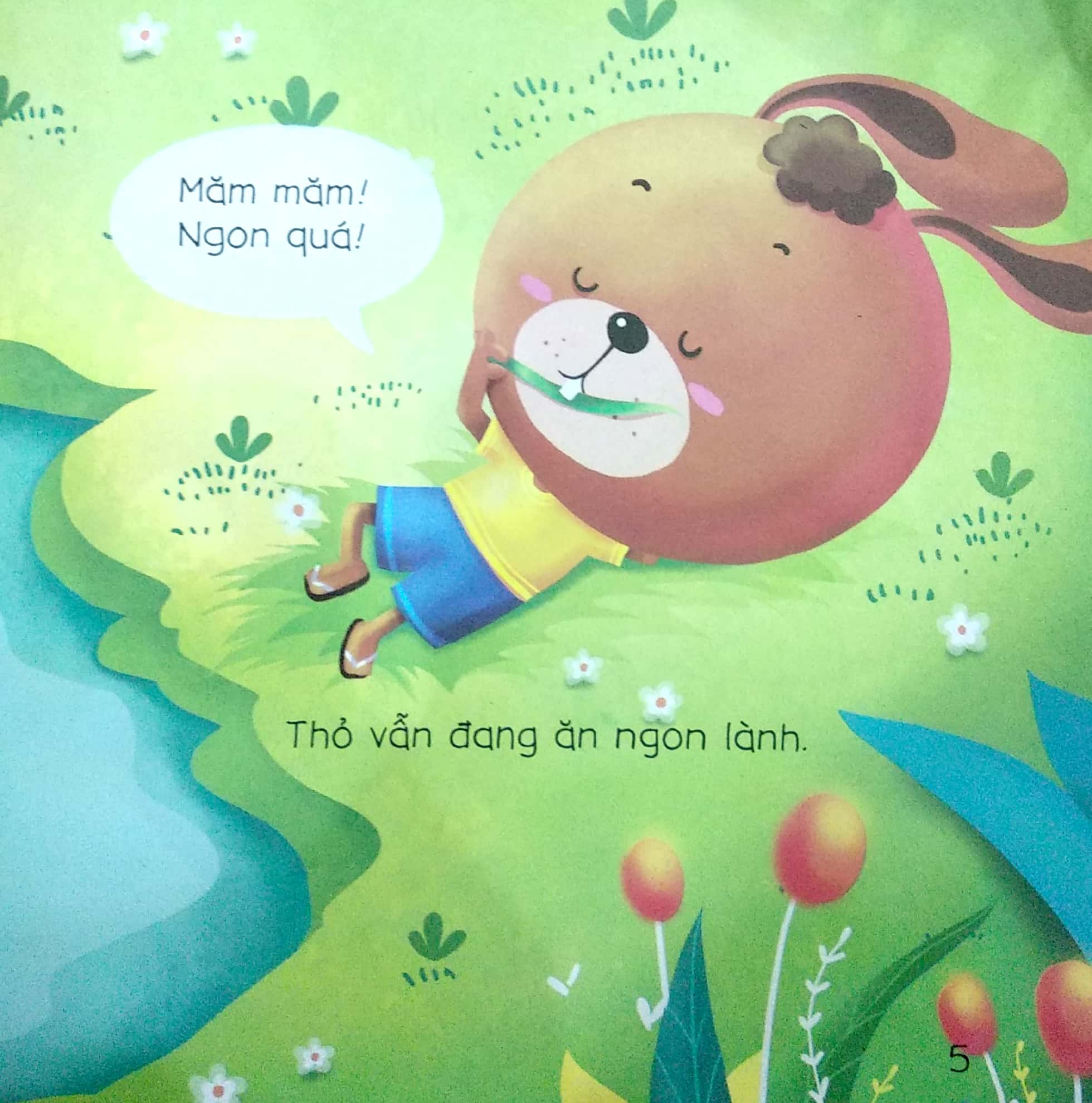 bé tập kể chuyện - chú thỏ tinh khôn (tái bản 2022) - Ảnh 5