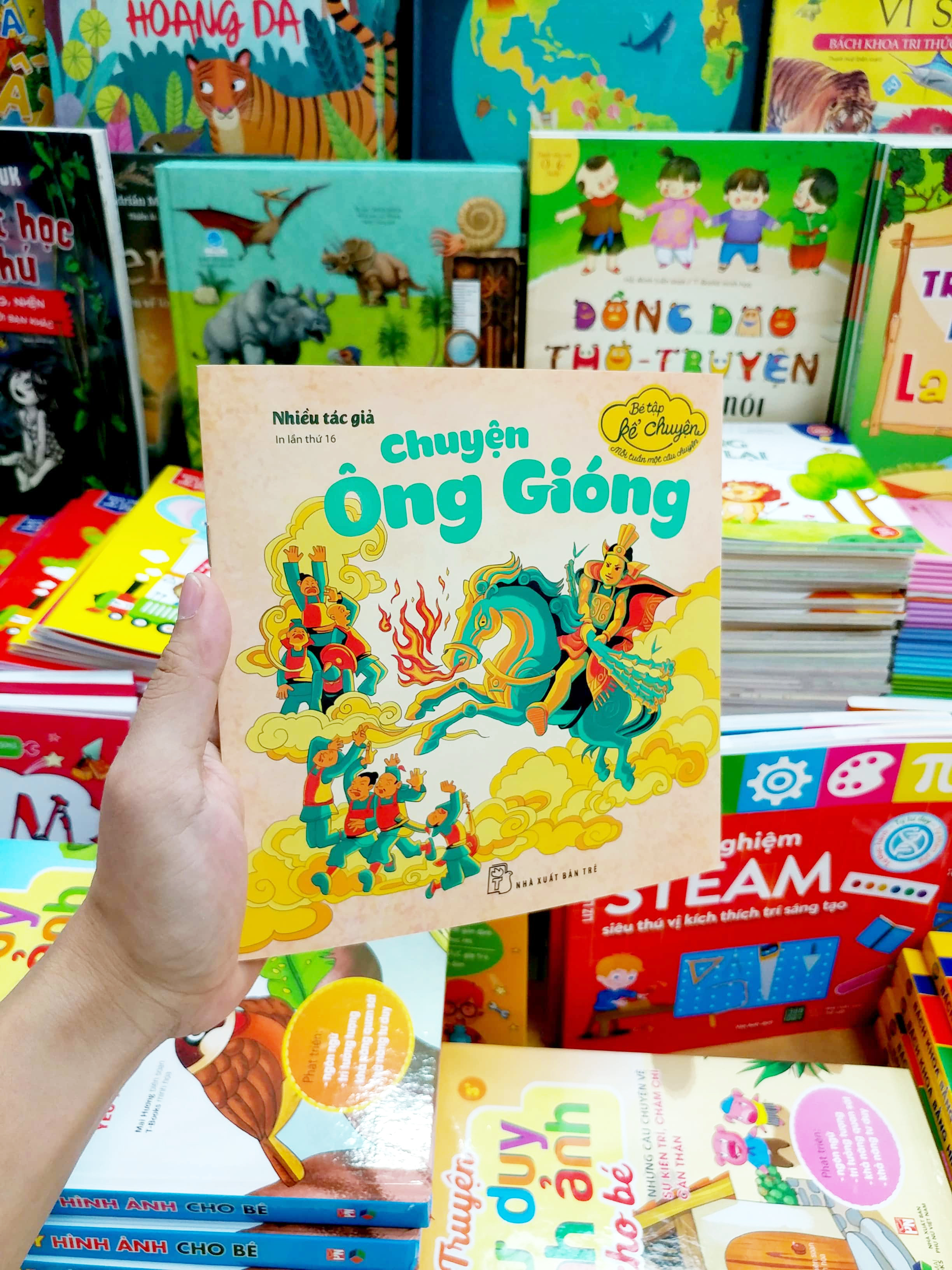 bé tập kể chuyện - chuyện ông gióng (tái bản 2022) - Ảnh 7