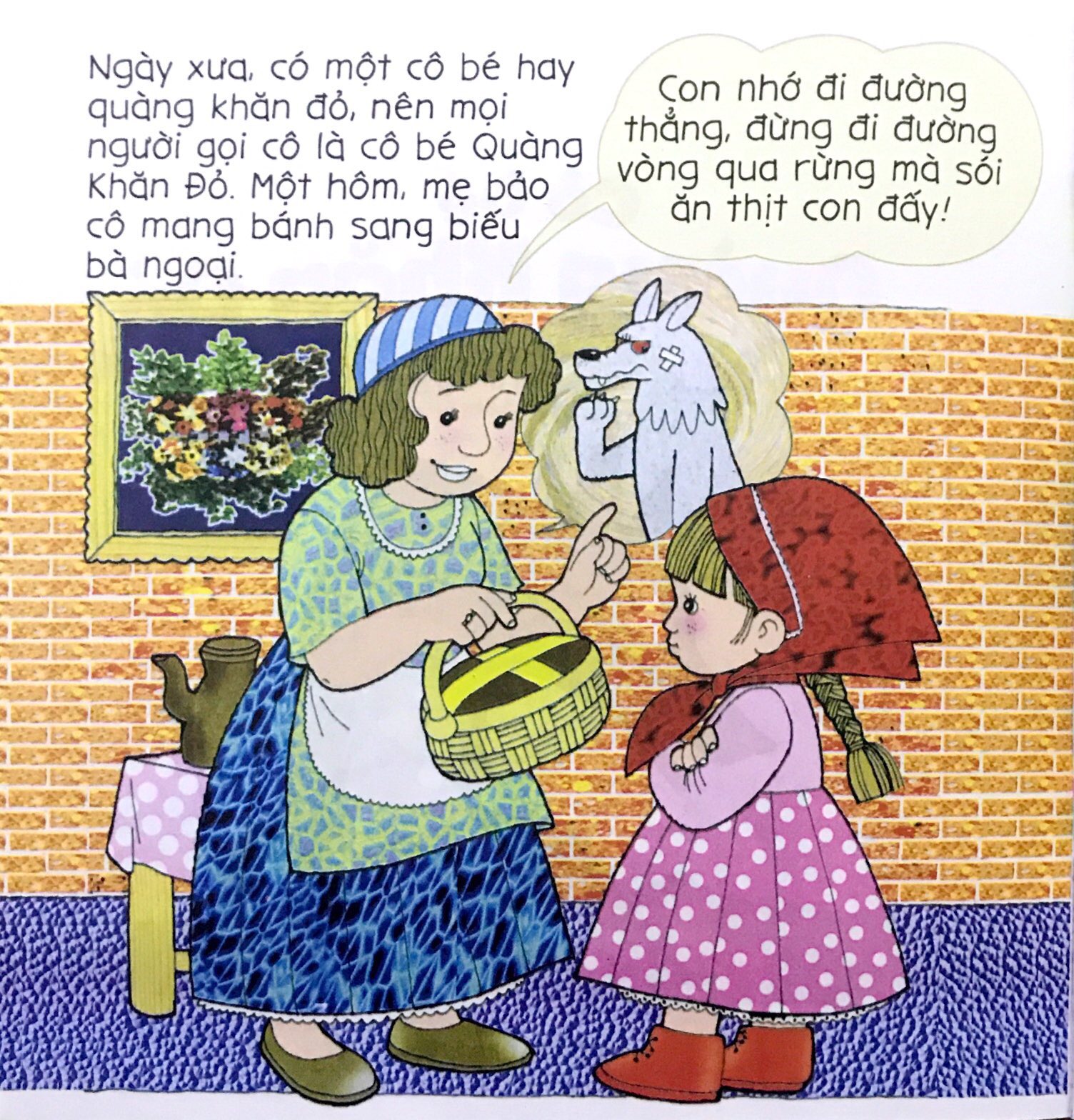 bé tập kể chuyện - cô bé quàng khăn đỏ (tái bản 2022) - Ảnh 2