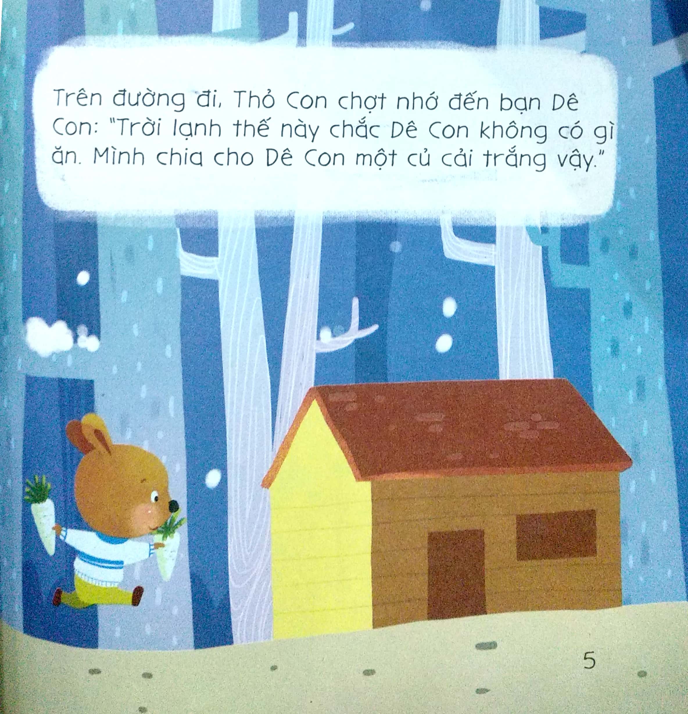 bé tập kể chuyện - củ cải trắng (tái bản 2022) - Ảnh 5