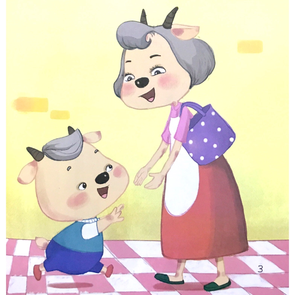 bé tập kể chuyện - dê con nhanh trí (tái bản 2022) - Ảnh 4