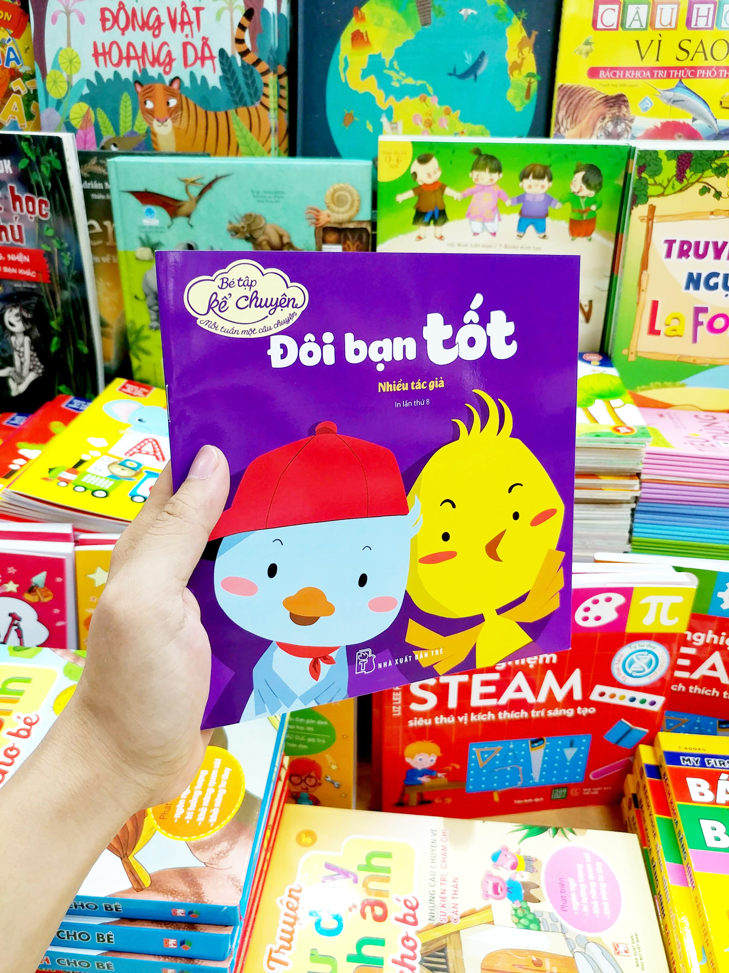 bé tập kể chuyện - đôi bạn tốt (tái bản 2022) - Ảnh 7