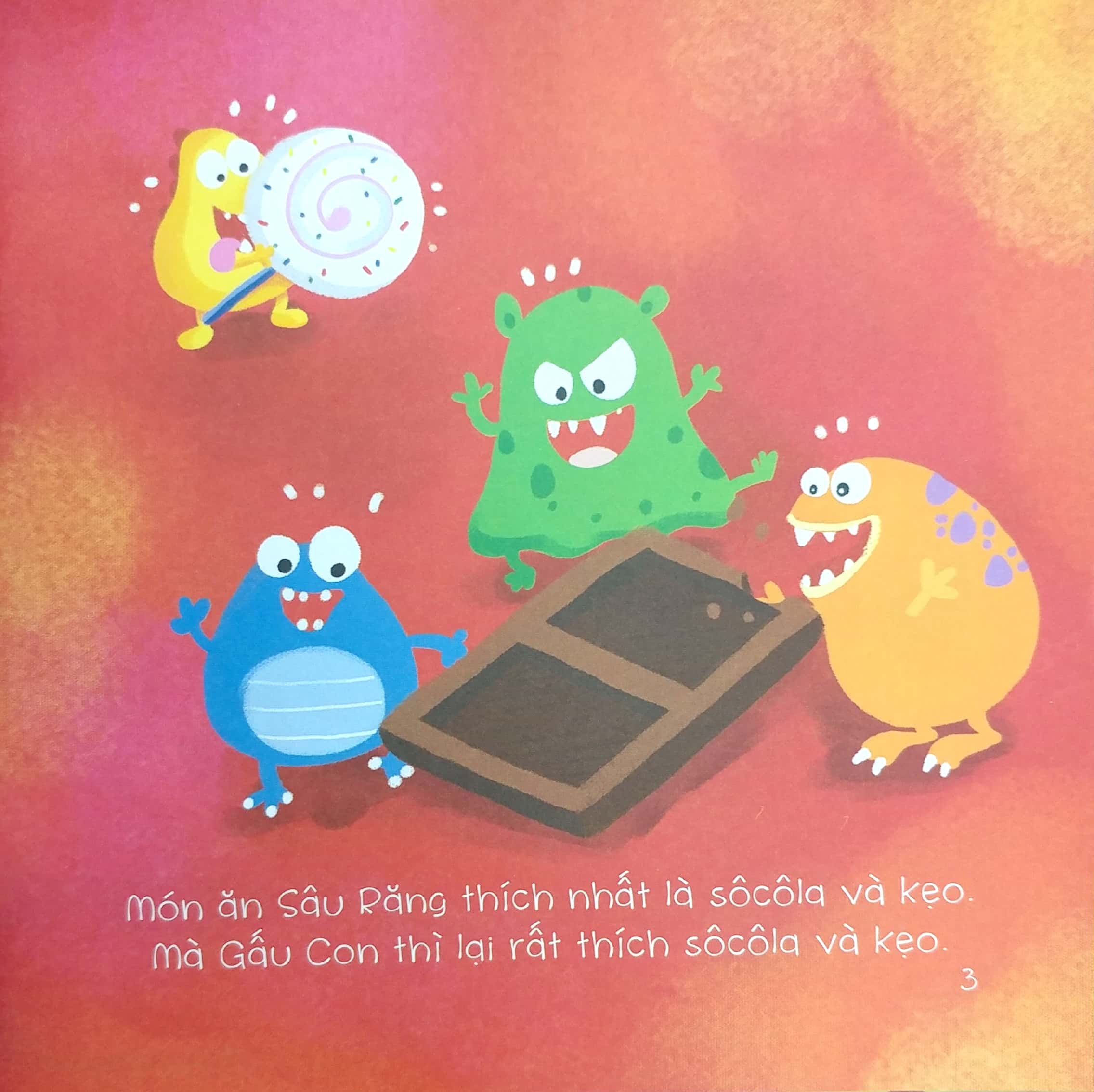 bé tập kể chuyện - gấu con bị đau răng (tái bản 2022) - Ảnh 4