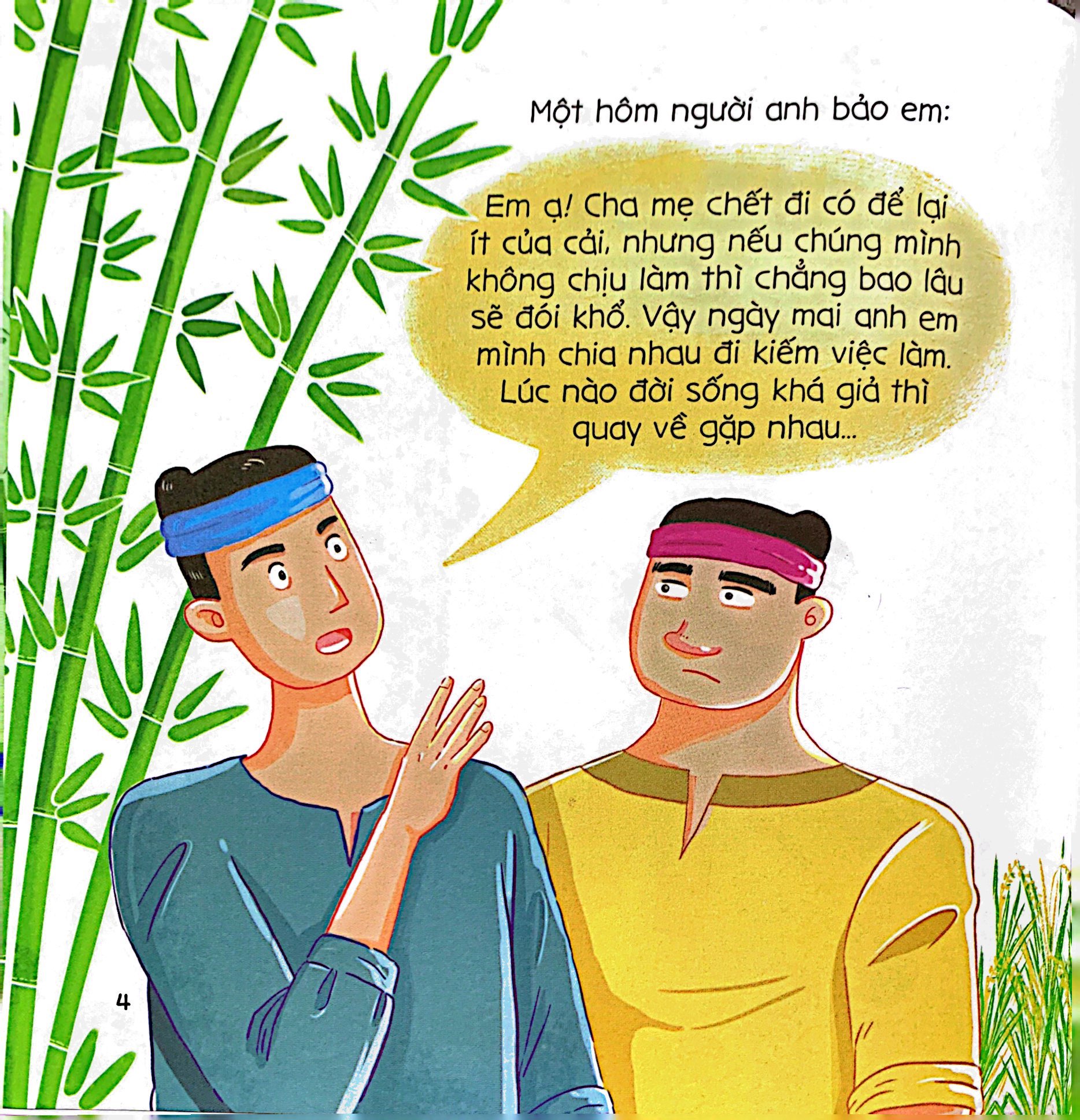 bé tập kể chuyện - hai anh em (tái bản 2022) - Ảnh 5