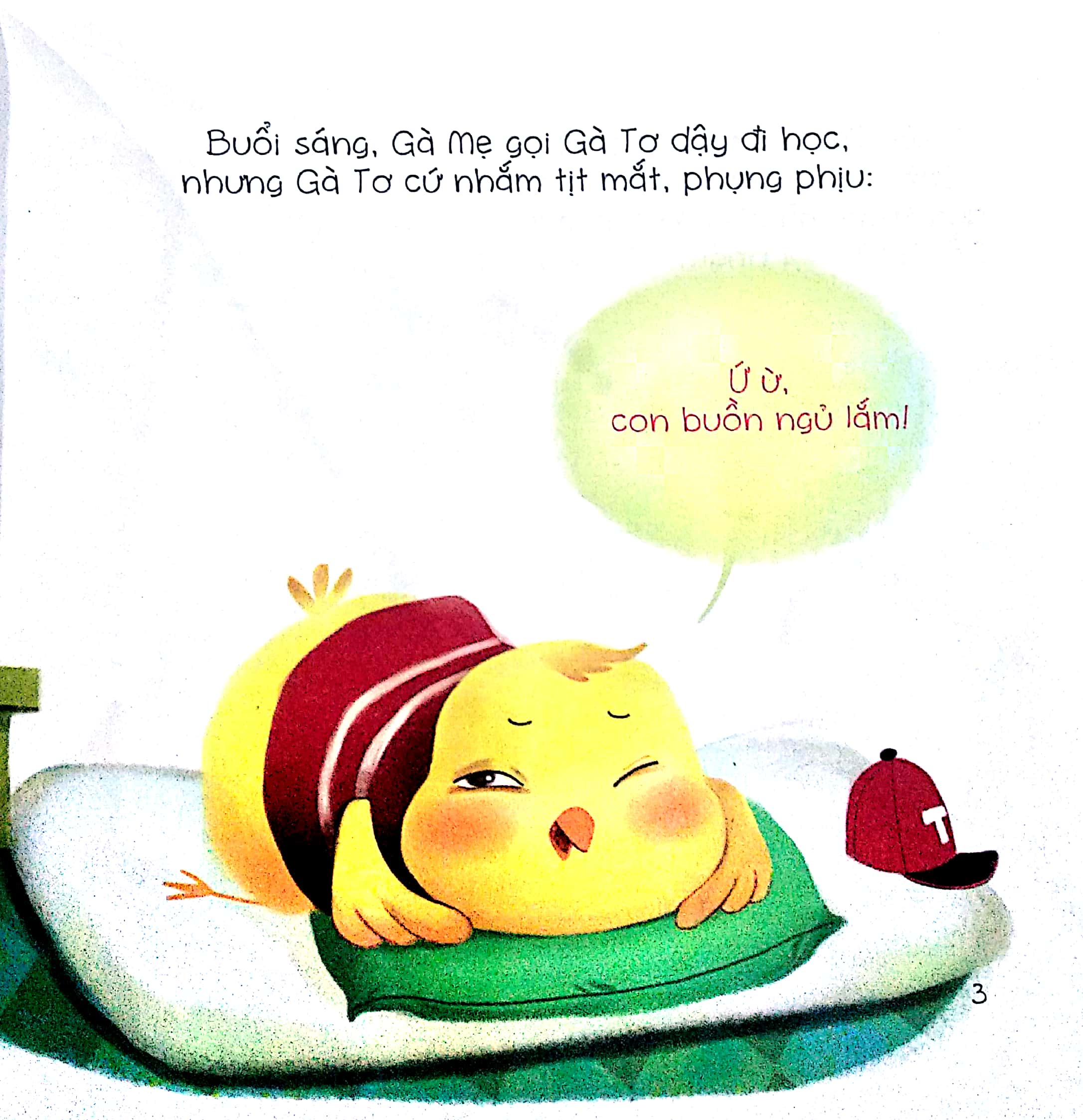 bé tập kể chuyện - mỗi tuần một câu chuyện - gà tơ đi học (tái bản) - Ảnh 3