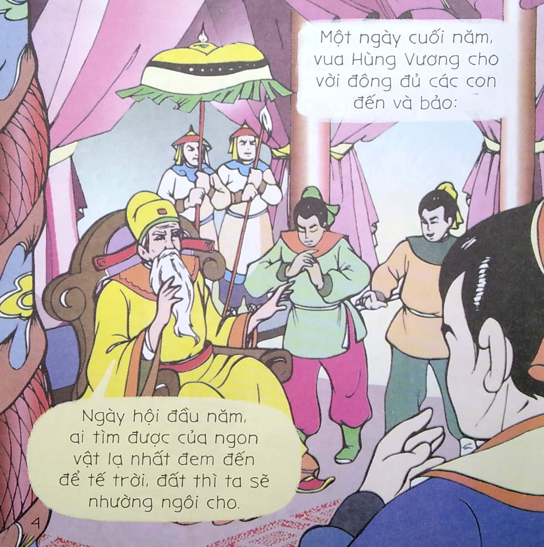 bé tập kể chuyện - mỗi tuần một câu chuyện - sự tích bánh chưng bánh giầy (2022) - Ảnh 5