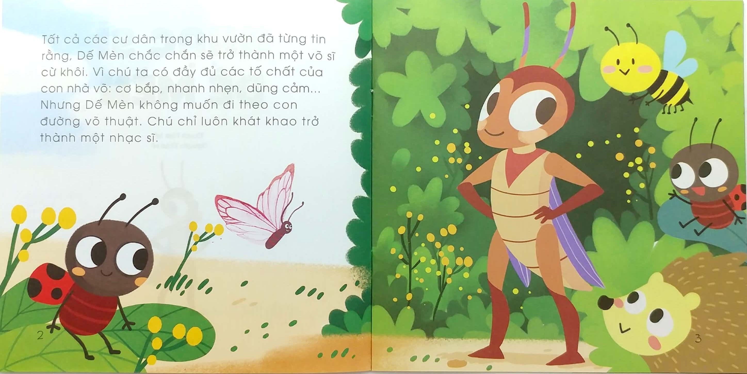bé tập kể chuyện: nhạc sĩ dế mèn (tái bản 2022) - Ảnh 3