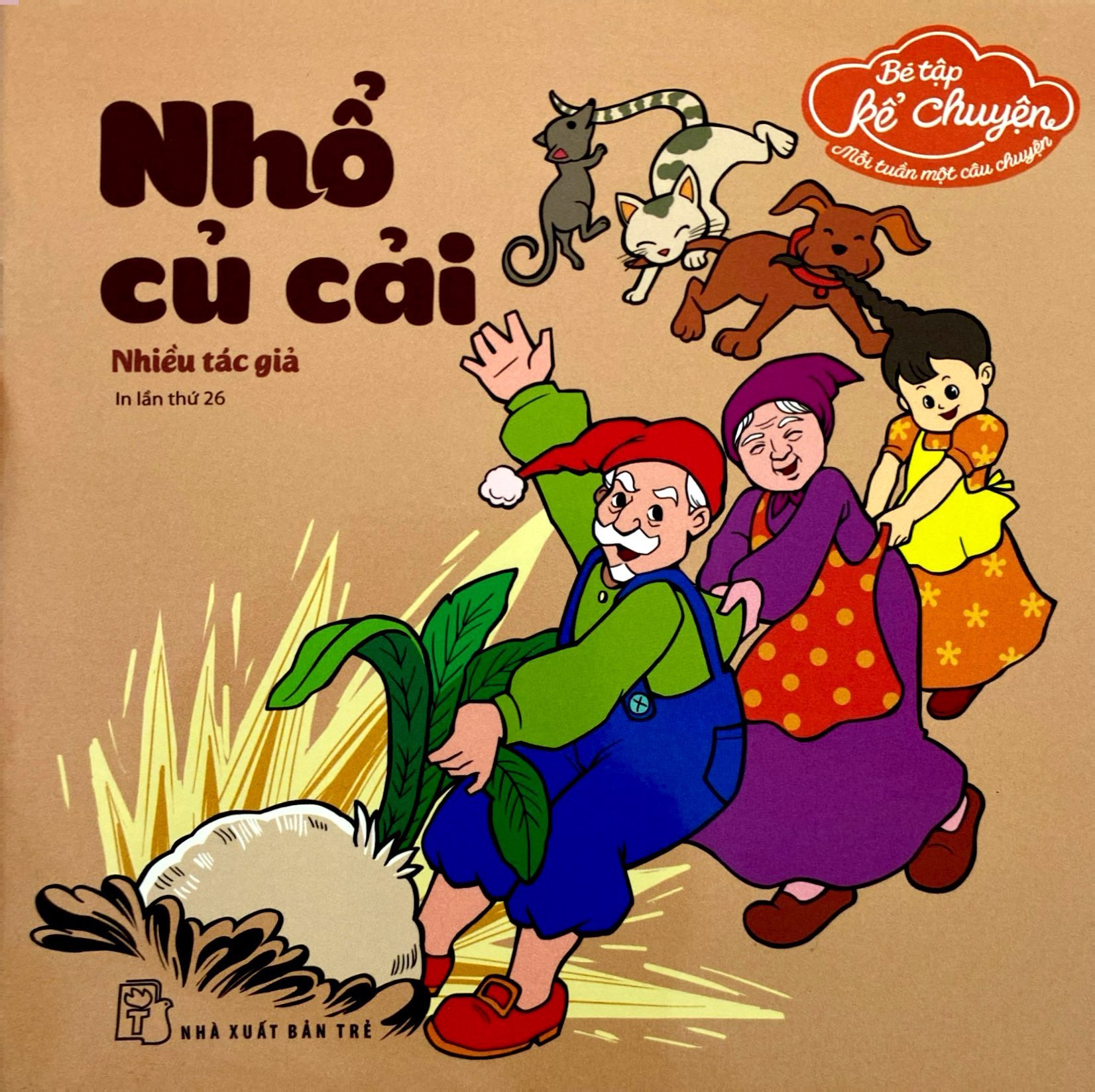 bé tập kể chuyện - nhổ củ cải (tái bản 2022) - Ảnh 2