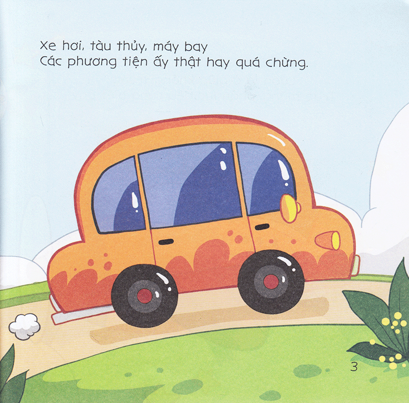 bé tập kể chuyện - phương tiện giao thông (2022) - Ảnh 4