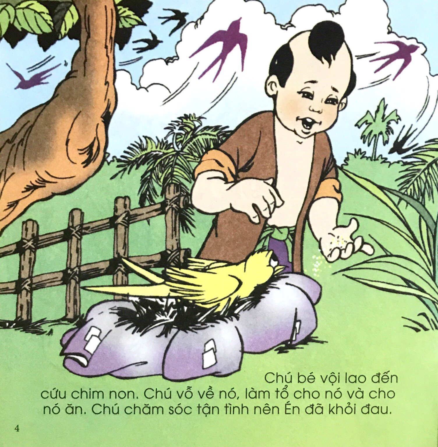 bé tập kể chuyện - quả bầu tiên (tái bản 2023) - Ảnh 4