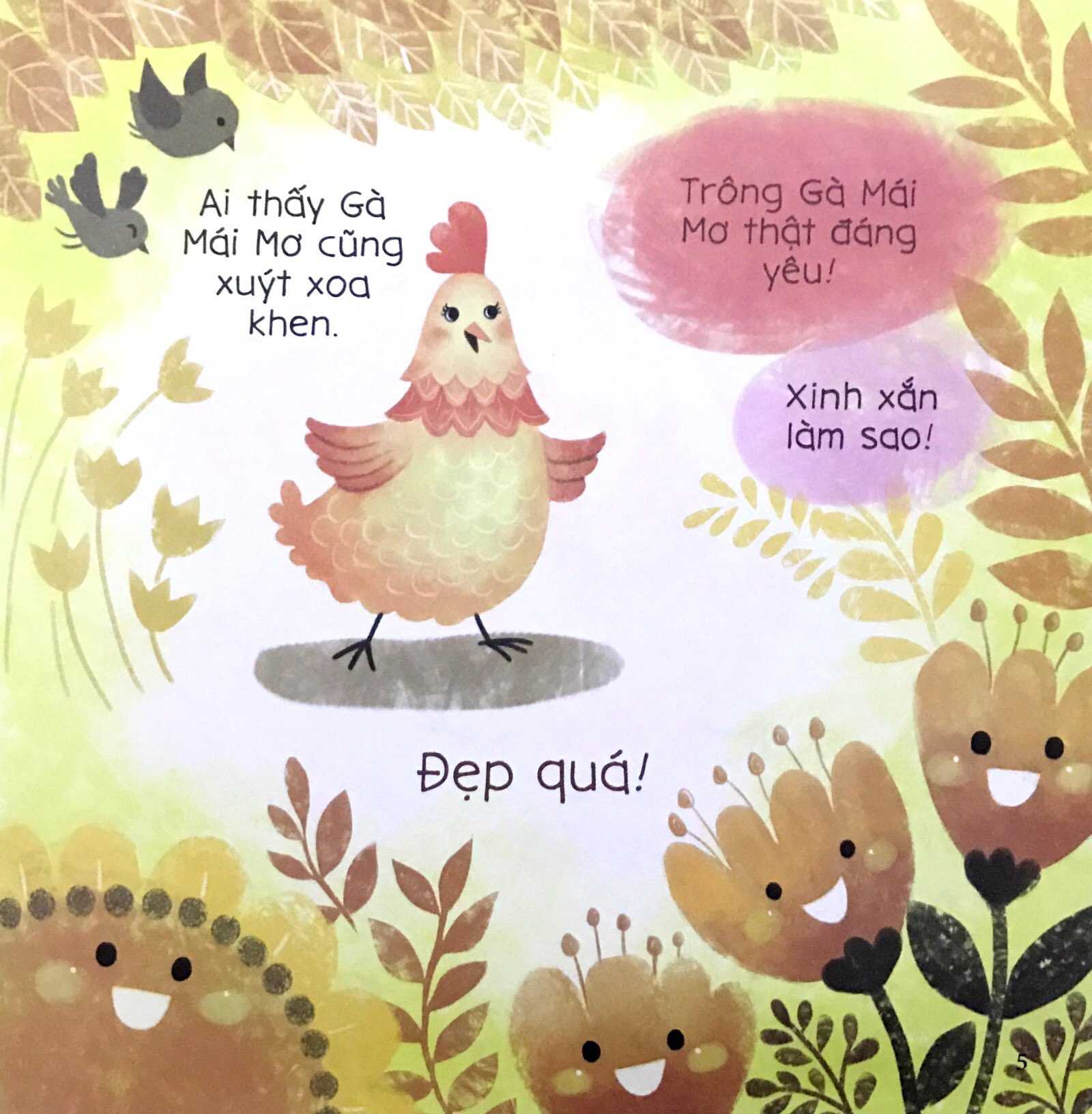 bé tập kể chuyện - sự tích hoa mào gà (tái bản 2022) - Ảnh 5
