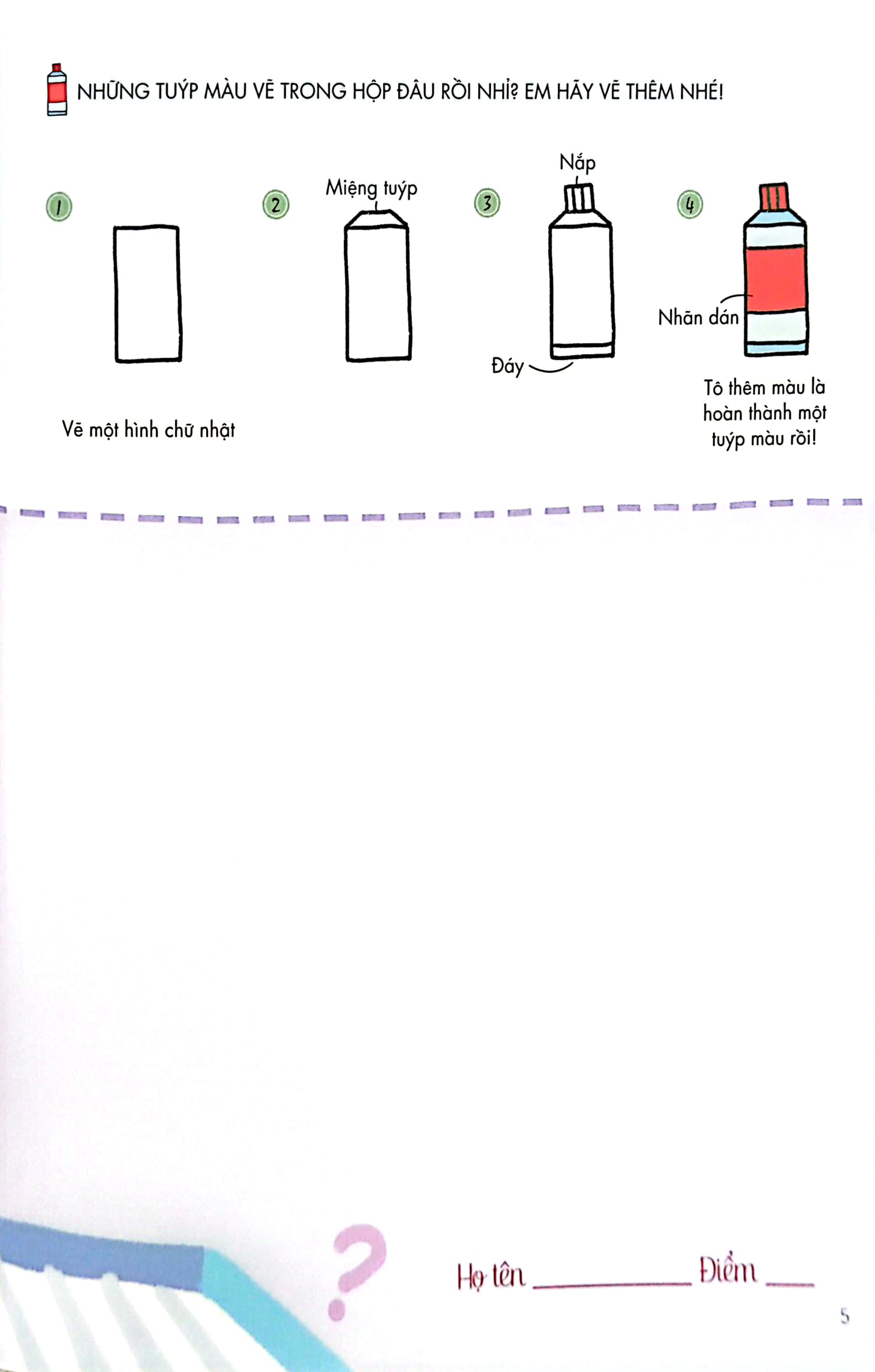 bé tập làm họa sĩ - tập vẽ đồ vật - Ảnh 6