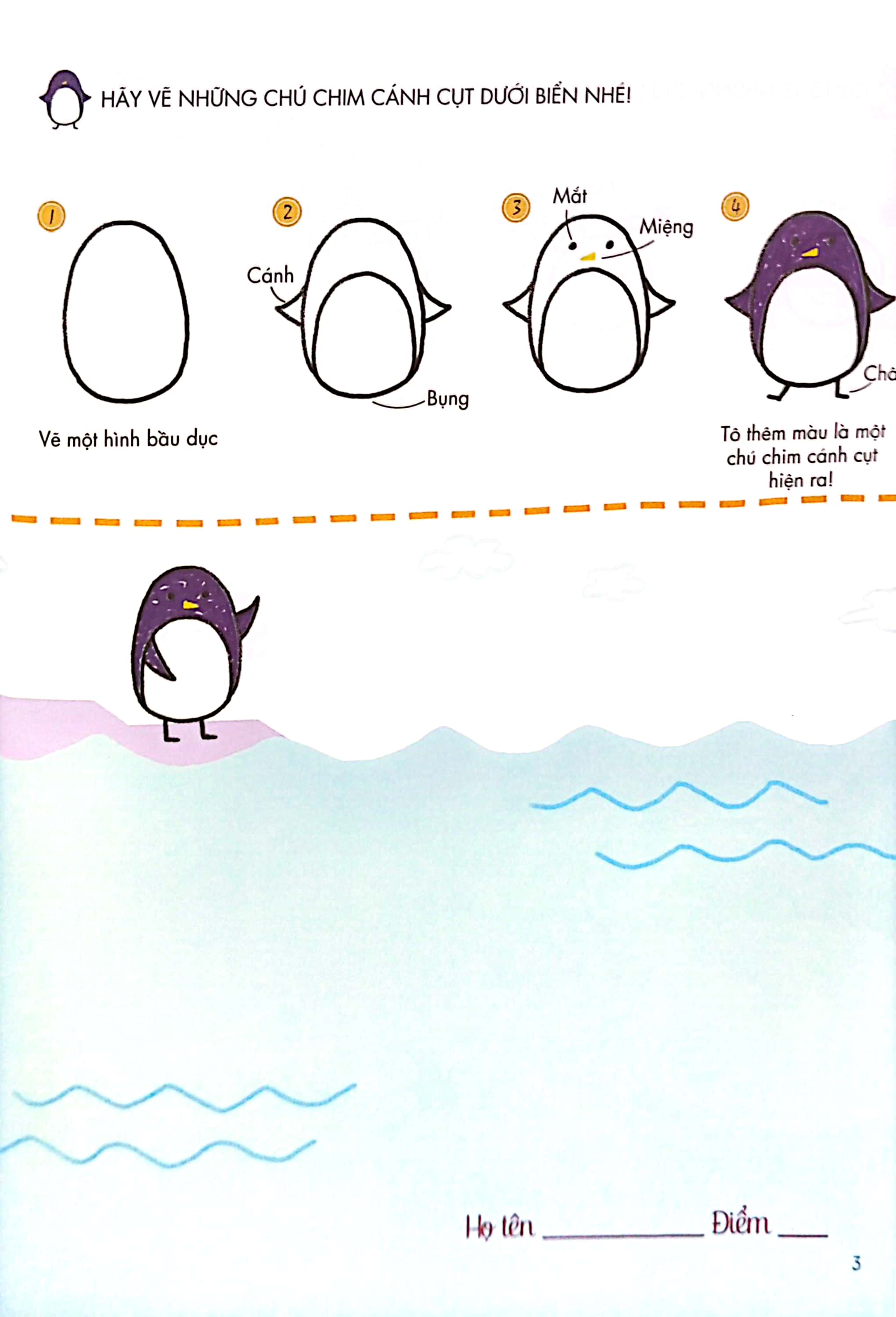 bé tập làm họa sĩ - tập vẽ động vật - Ảnh 4