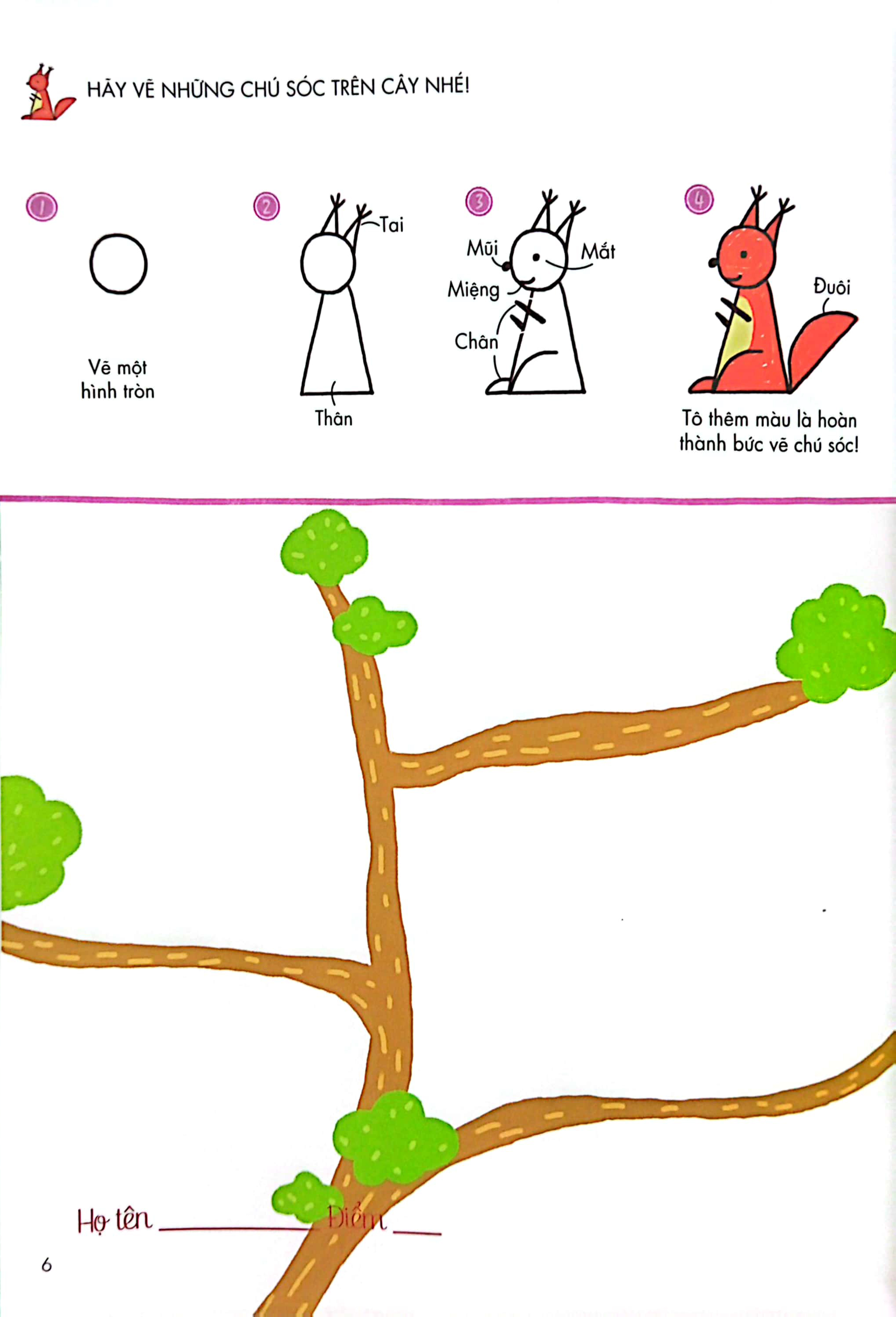 bé tập làm họa sĩ - tập vẽ động vật - Ảnh 7