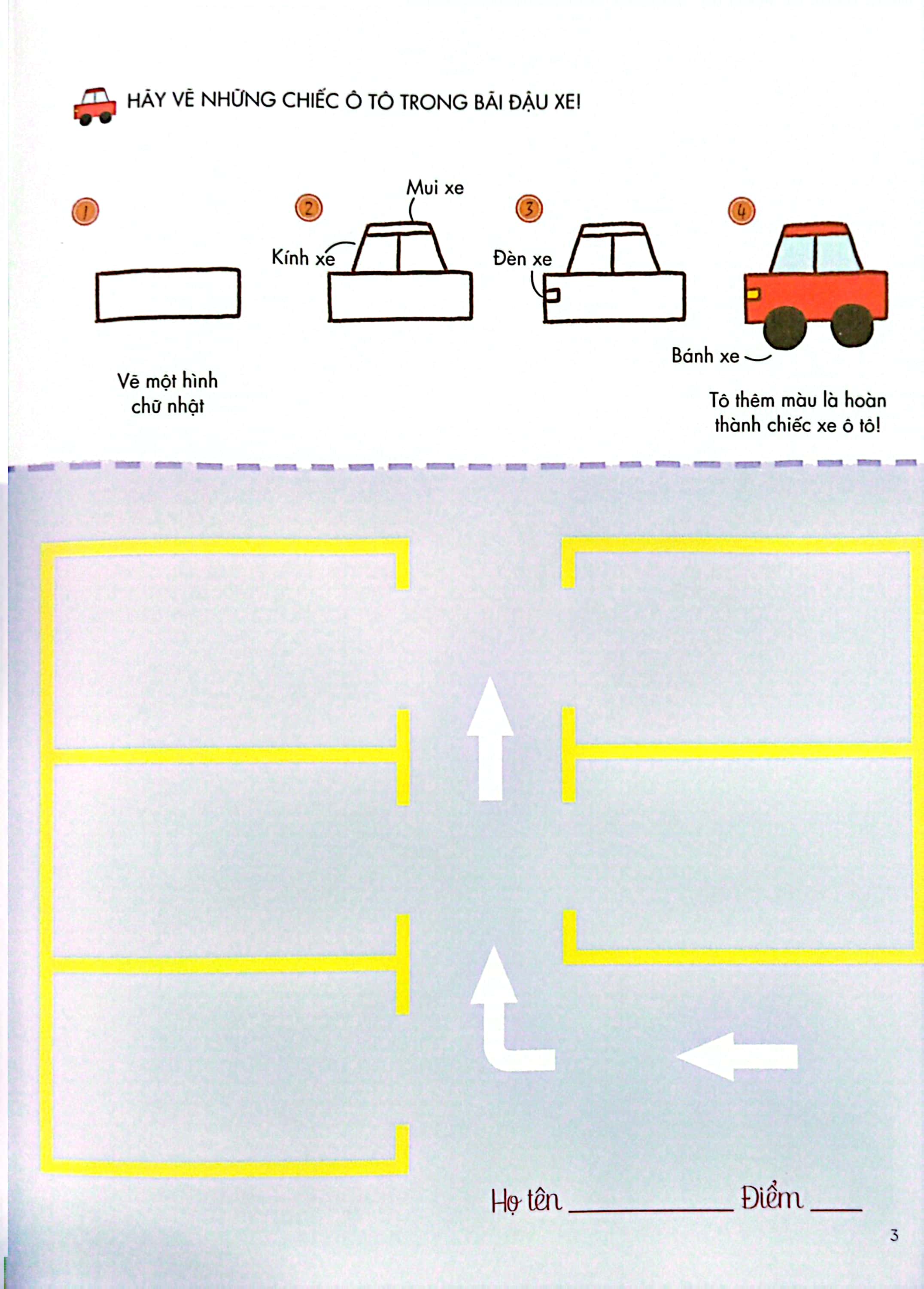 bé tập làm họa sĩ - tập vẽ phương tiện giao thông - Ảnh 4