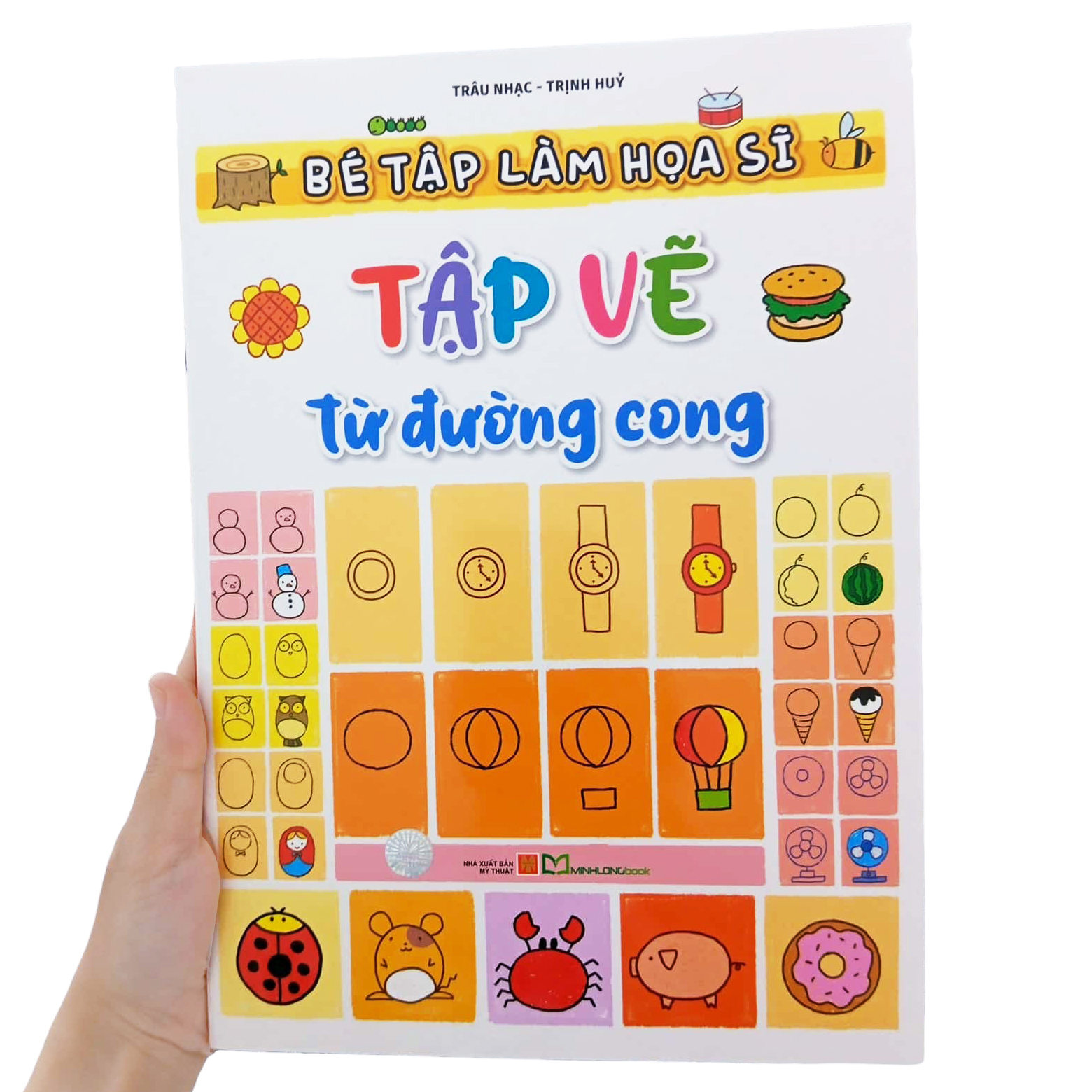 bé tập làm họa sĩ - tập vẽ từ đường cong - Ảnh 10