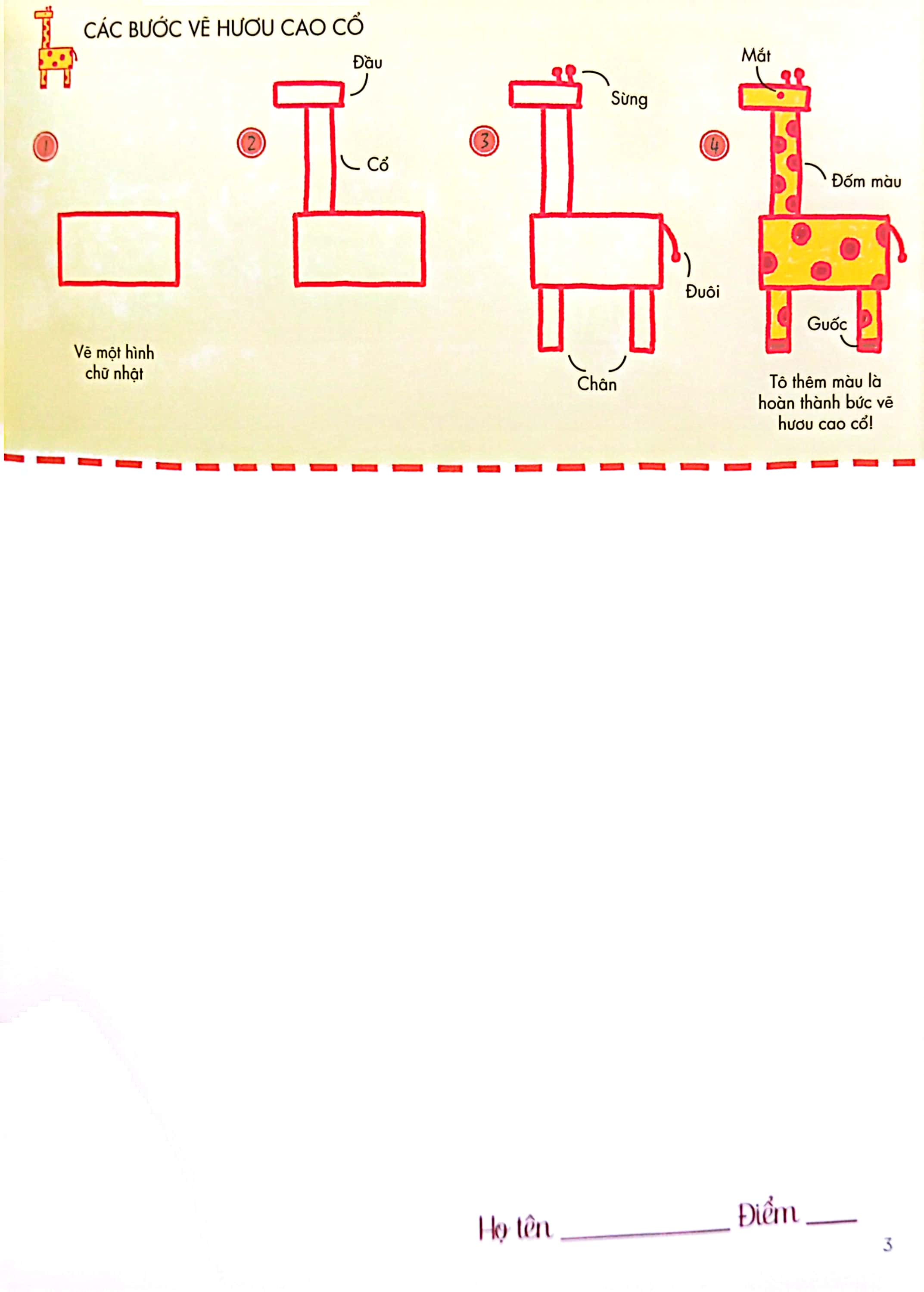bé tập làm họa sĩ - tập vẽ từ hình chữ nhật - Ảnh 4