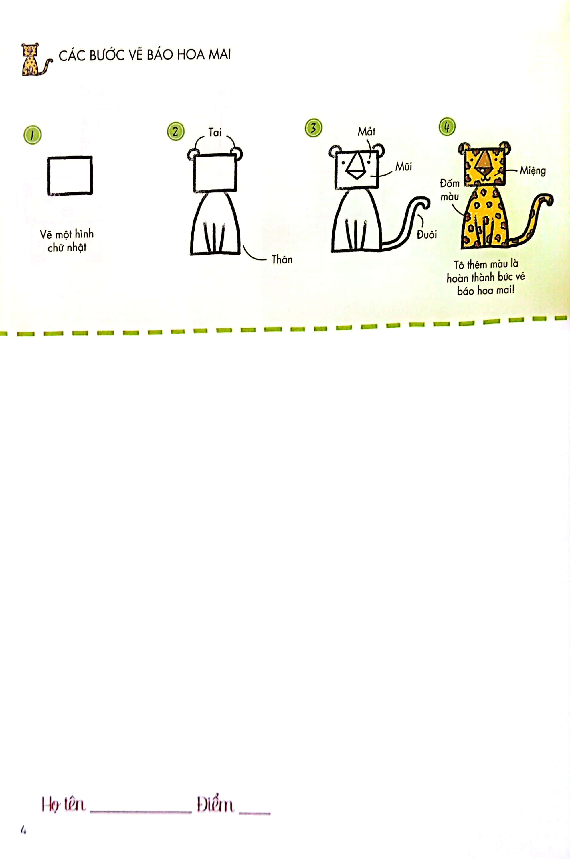 bé tập làm họa sĩ - tập vẽ từ hình chữ nhật - Ảnh 5