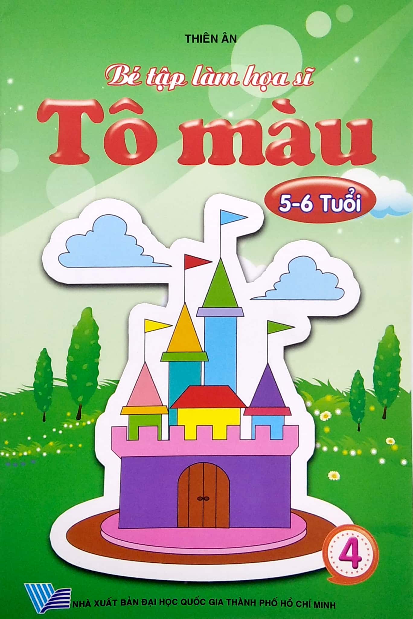 bé tập làm họa sĩ - tô màu (5-6 tuổi) - Ảnh 2