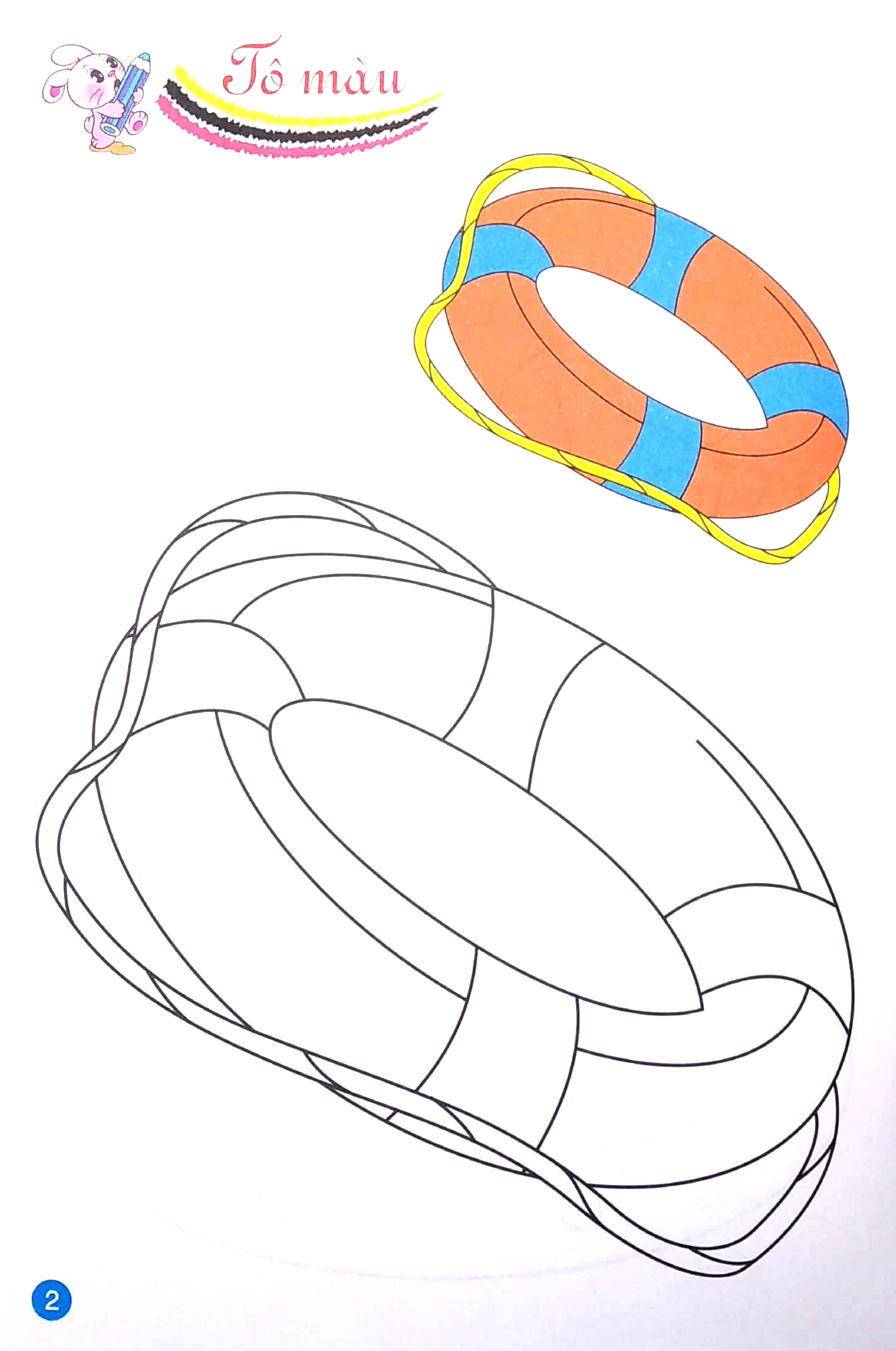 bé tập làm họa sĩ - tô màu (5-6 tuổi) - Ảnh 4