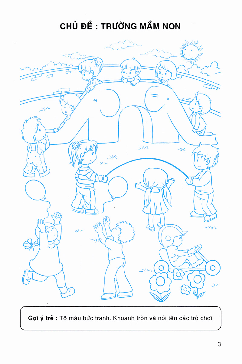 bé tập tạo hình 4-5 tuổi - Ảnh 3