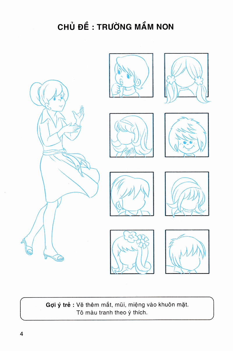 bé tập tạo hình 4-5 tuổi - Ảnh 4