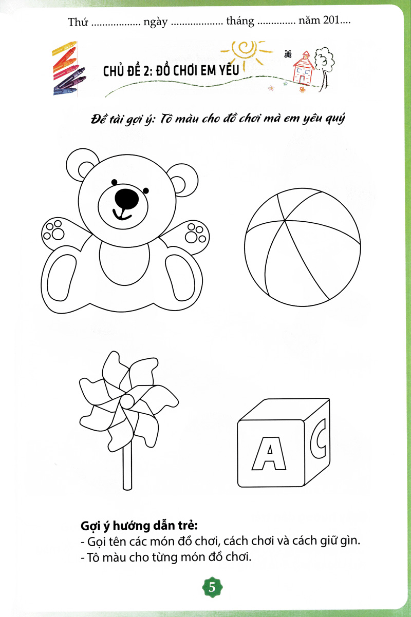 bé tập tạo hình nhà trẻ - Ảnh 7