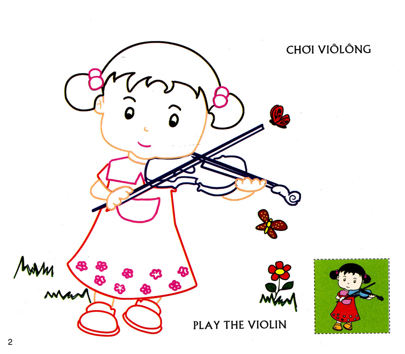 bé tập tô màu - bé ngoan (tái bản 2019) - Ảnh 3