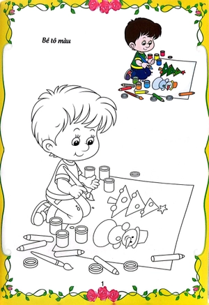 bé tập tô màu - các hoạt động vui chơi của bé (tái bản 2023) - Ảnh 3